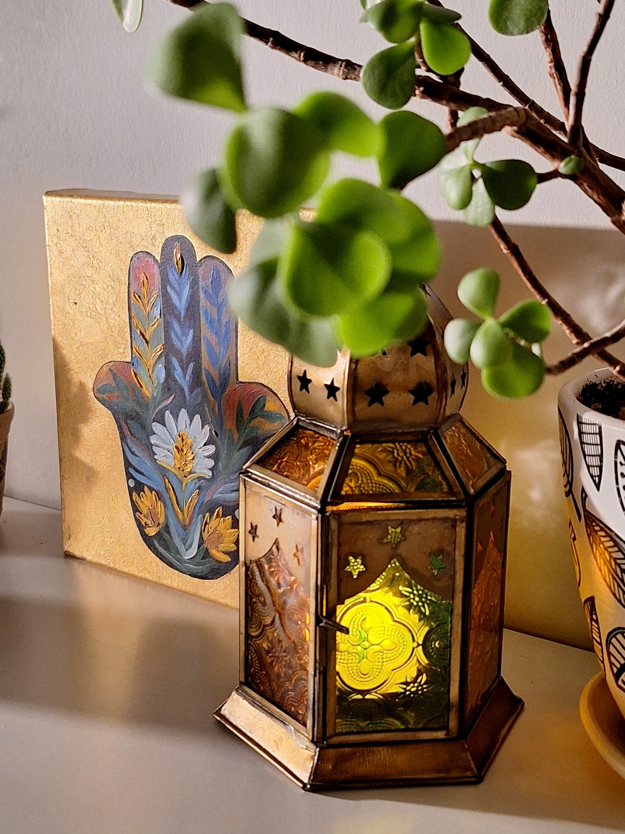 ЗОЛОТАЯ ХАМСА «ПРОЦВЕТАНИЕ». Художник Анастасия Кисткина, Петербург