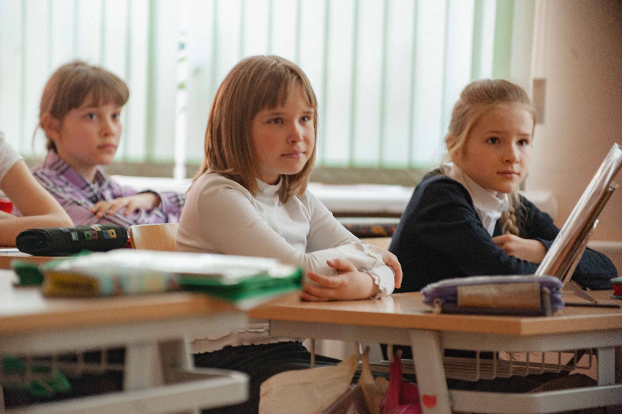 4 класс на уроке, школа 26, Москва, 2013 год. Фотограф и видеограф в Москве и Абу Даби Мария Кулагина