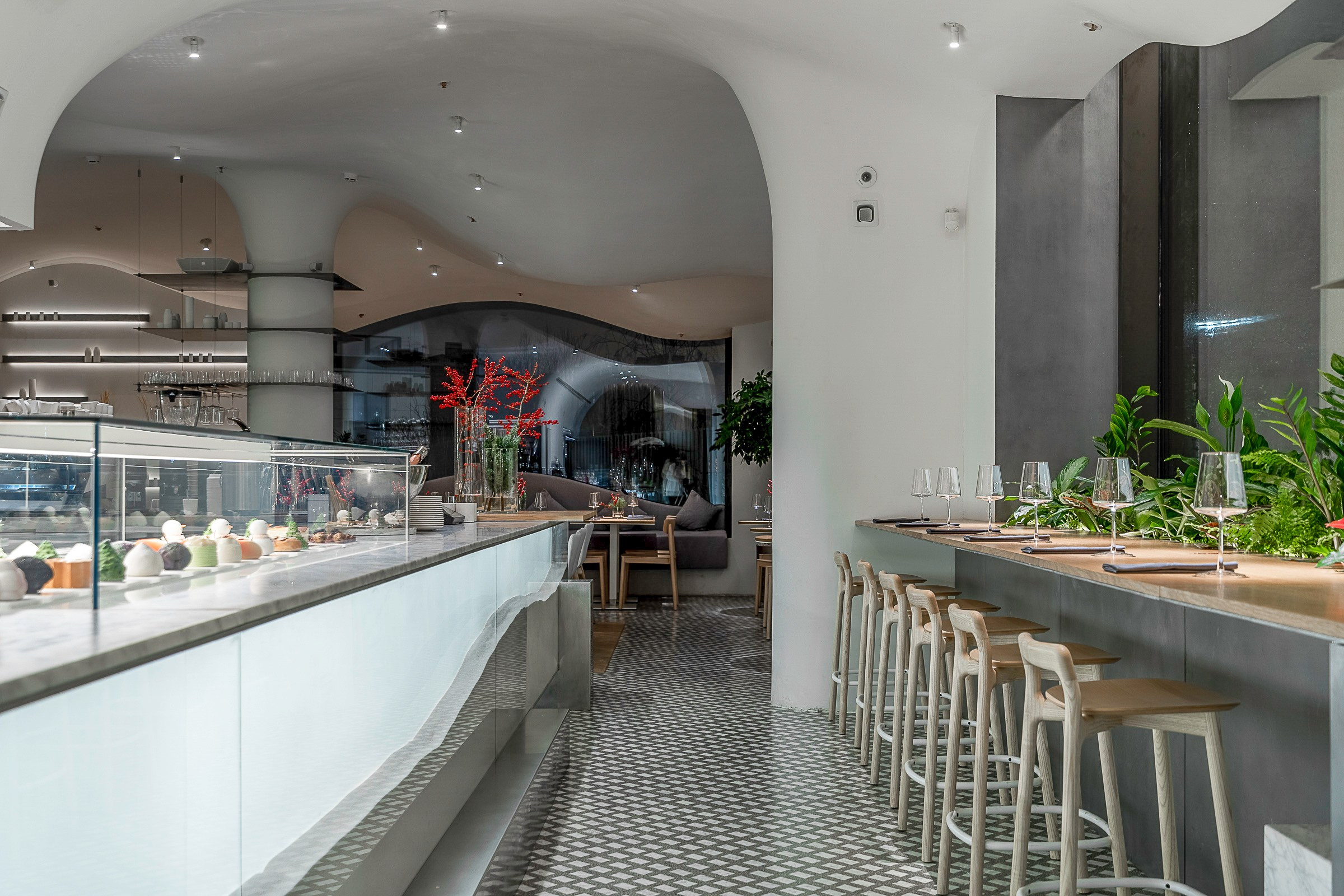 Ресторан Забыли сахар One Trinity Place. Интерьерный фотограф Мария Моисеева