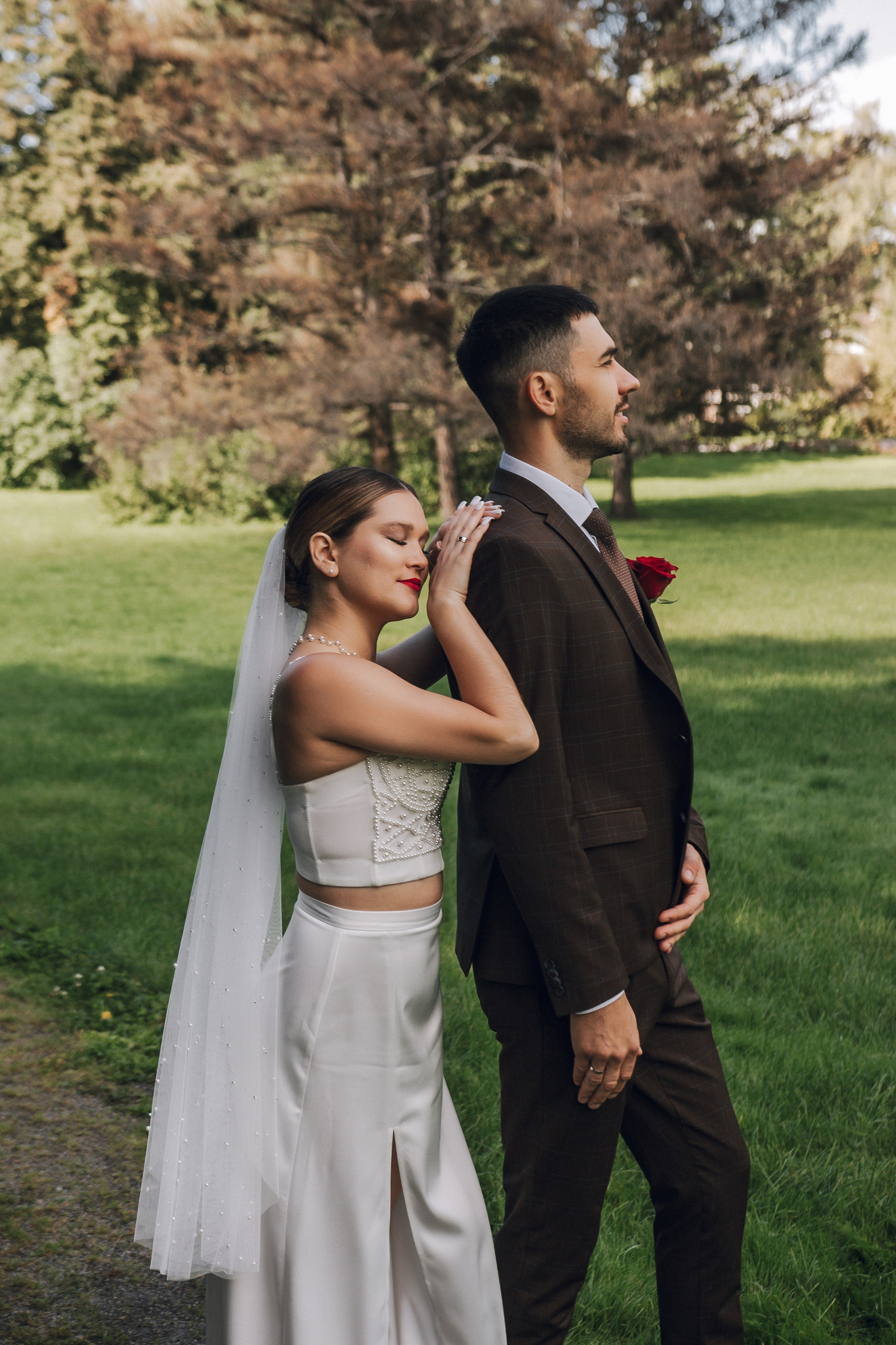 Дарья и Павел Ботанический сад. Фотограф Новосибирск