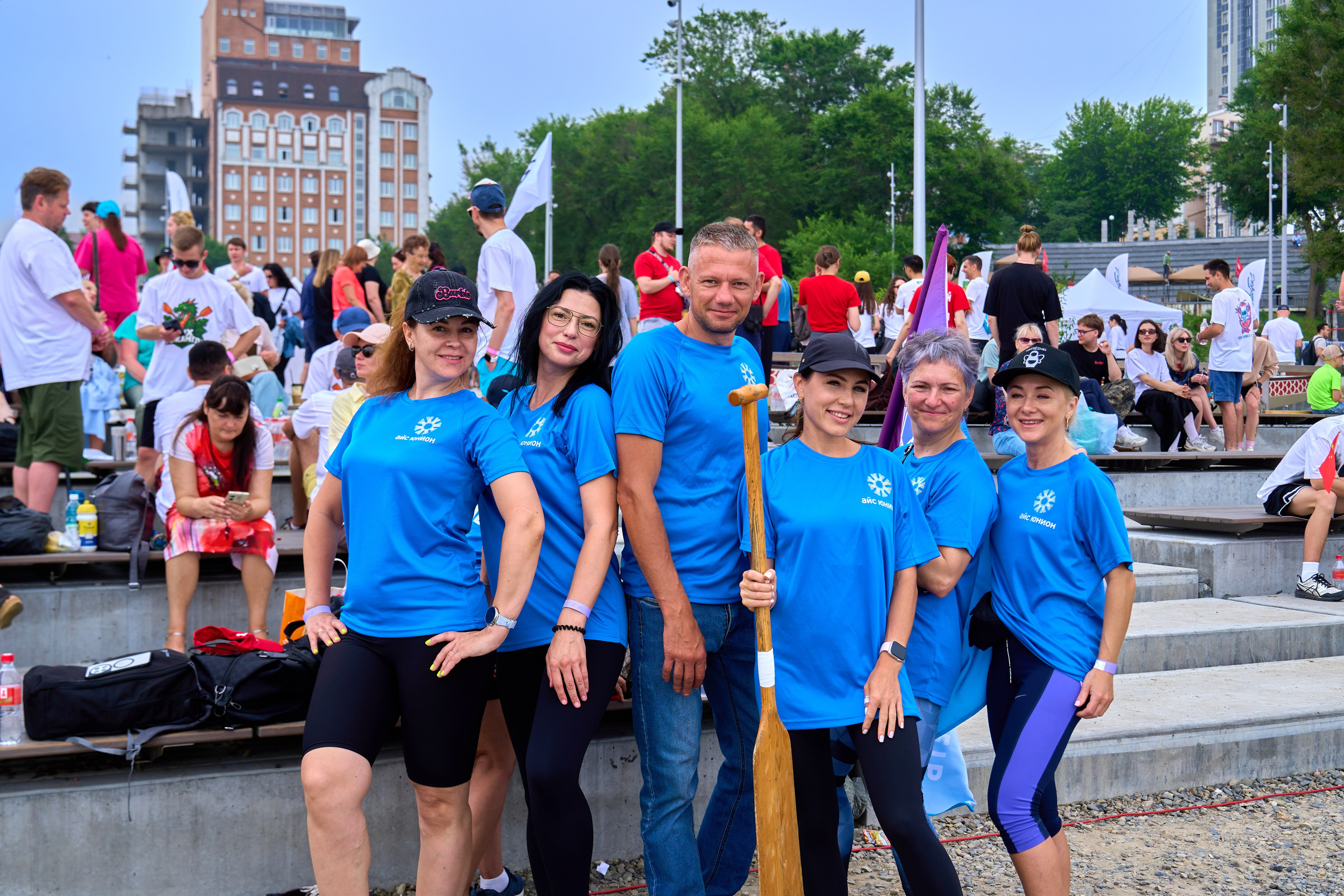Соревнования на лодках дракон Айс Юнион. Фотограф во Владивостоке