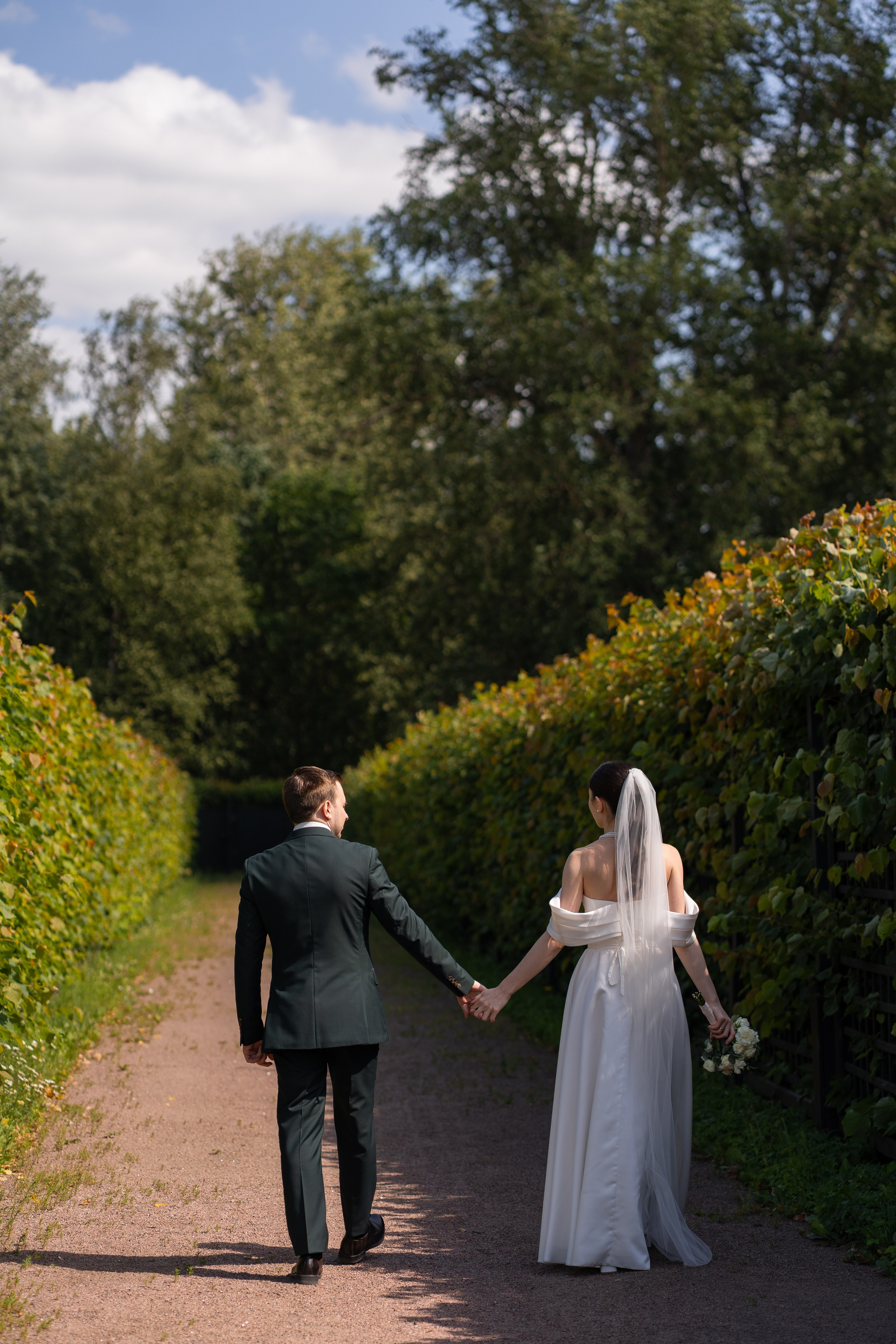 Влад и Илина в Кусково. Свадебный фотограф в Москве Анна Полушина
