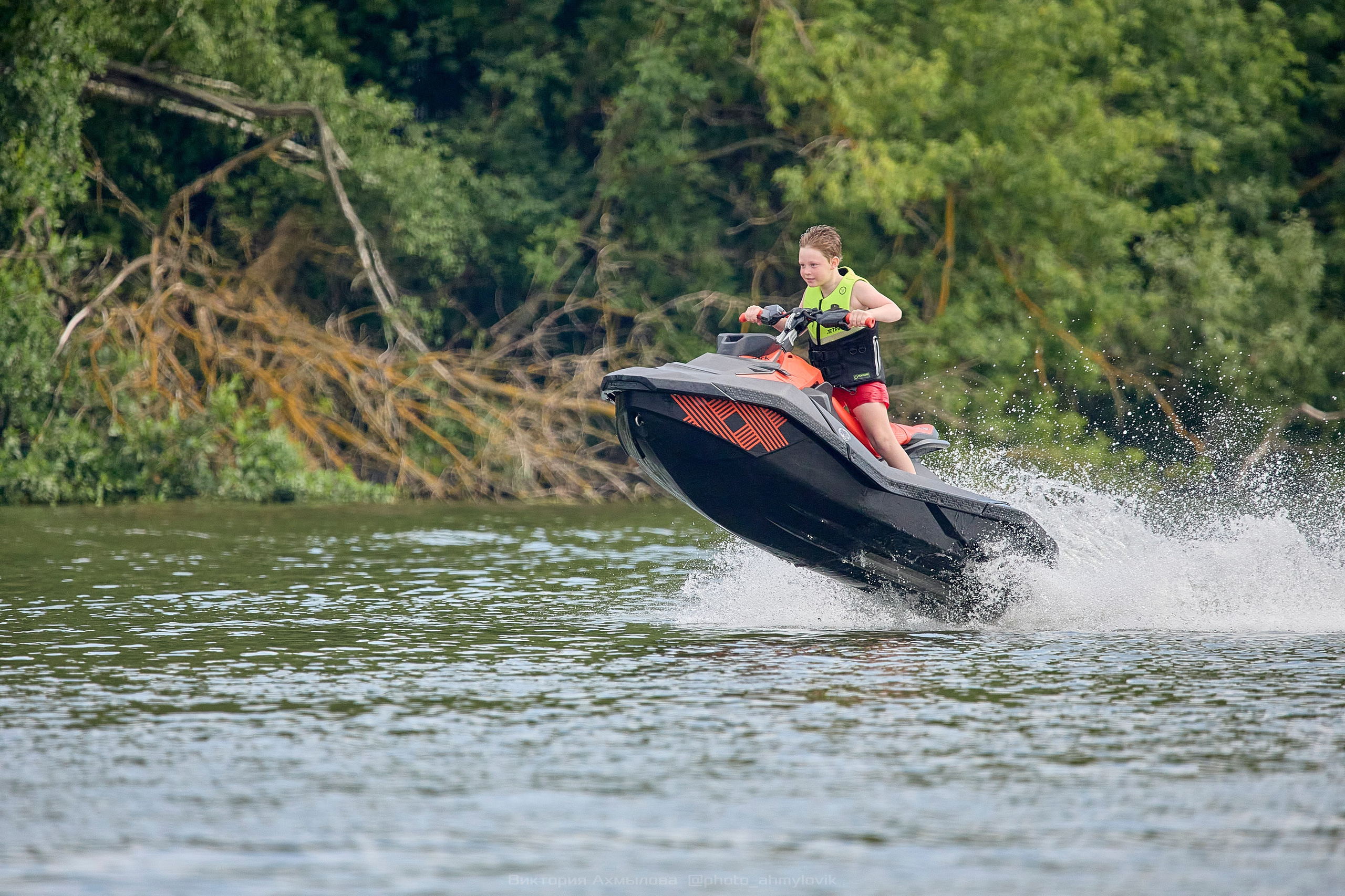 Аквабайки на Северке. Виктория Ахмылова. Фотограф в Москве