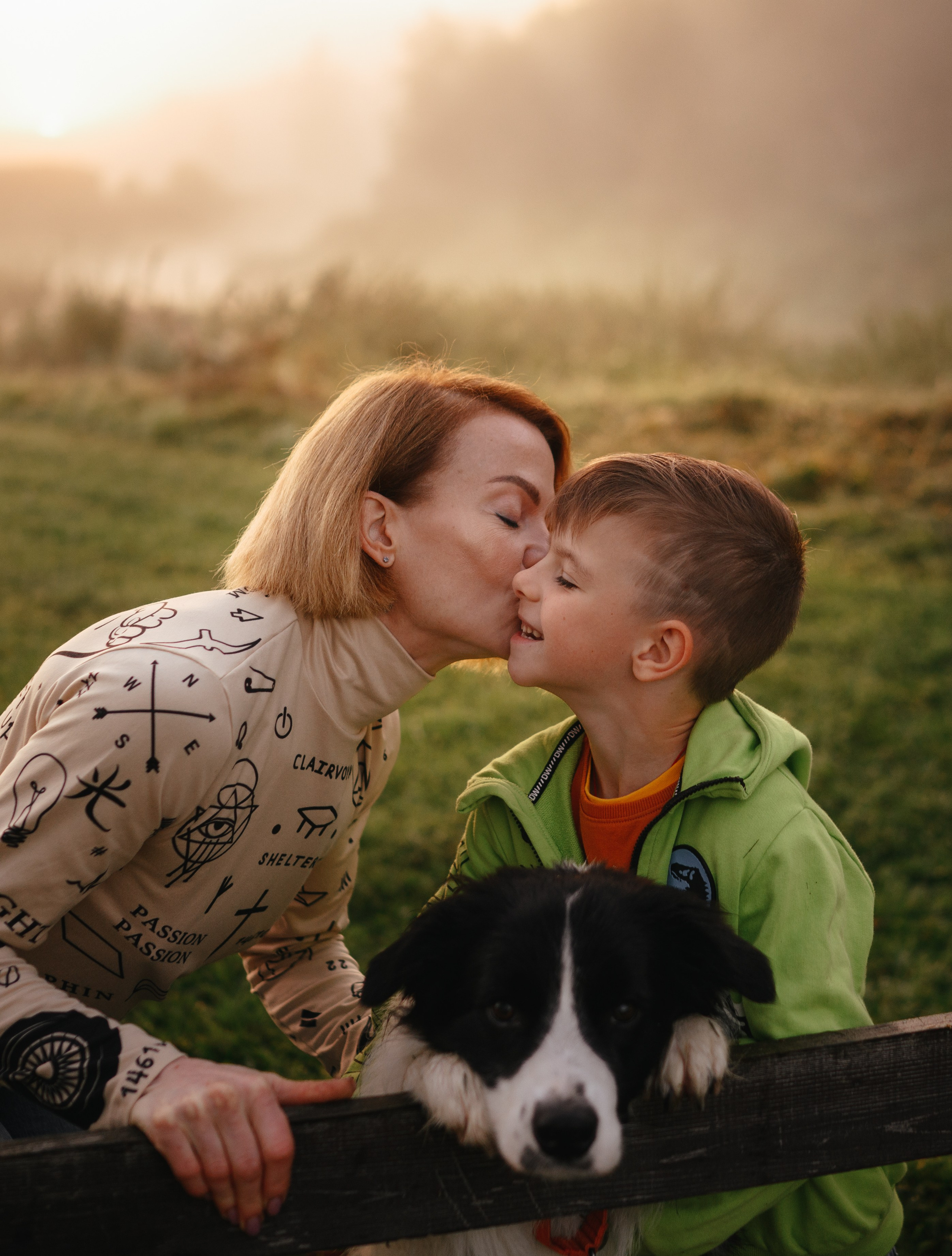 Семейная прогулка. Семейный фотограф анималист Ананьева Мария — Москва