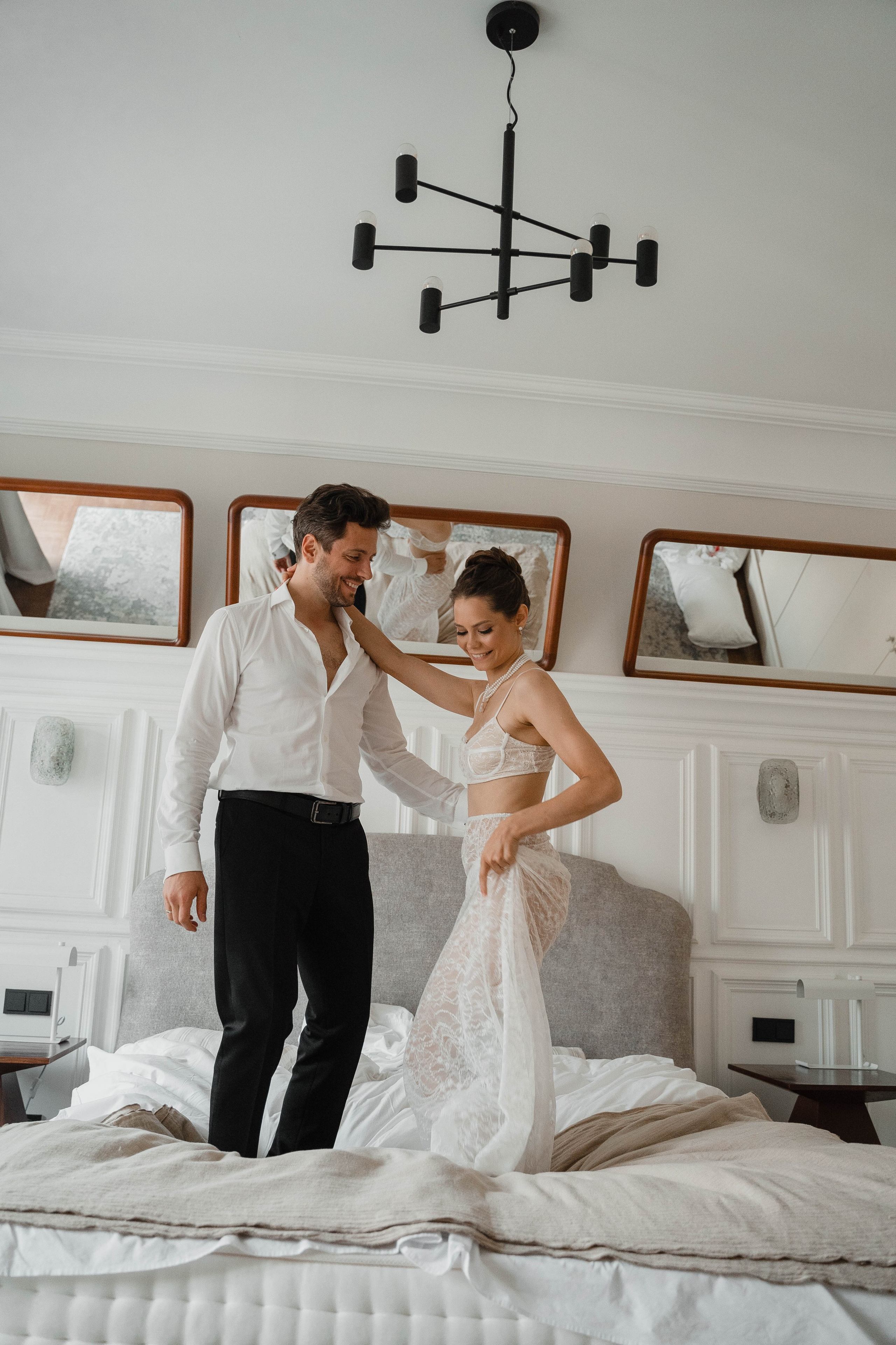 Совместные сборы в одной квартире…. Свадебный фотограф Казань Анастасия Доле