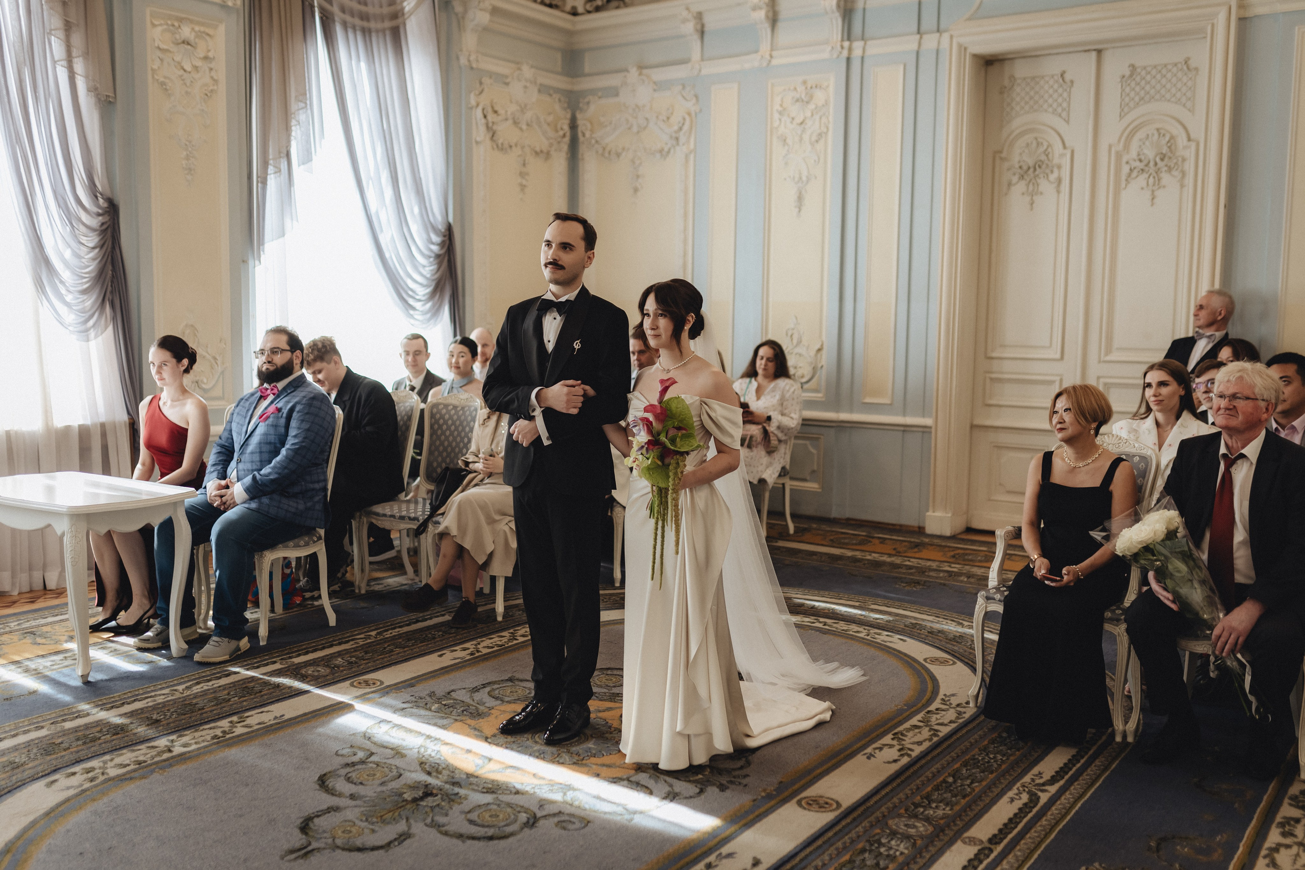 Моменты счастья (встреча в апартаментах, прогулка, Второй дворец и банкет). Фотограф Санкт-Петербург|СПБ|Питер Марина Медведева