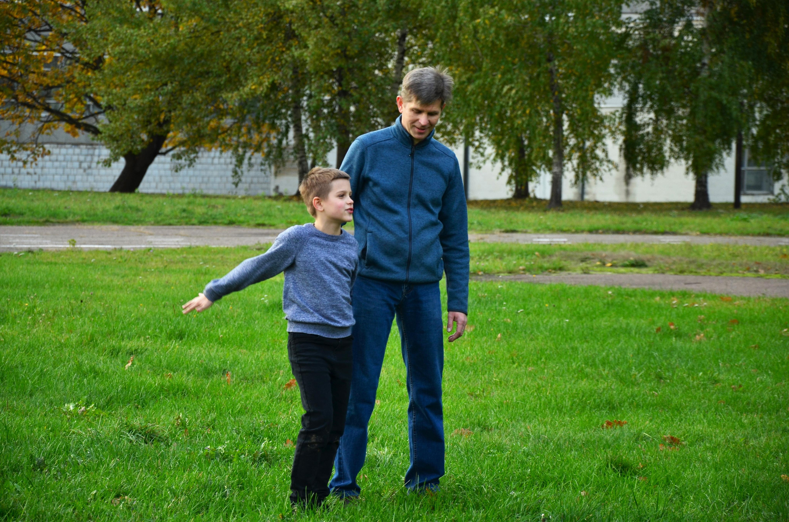 Семейная съемка в парке. В движении. Женский и семейный фотограф Людмила Богачкина