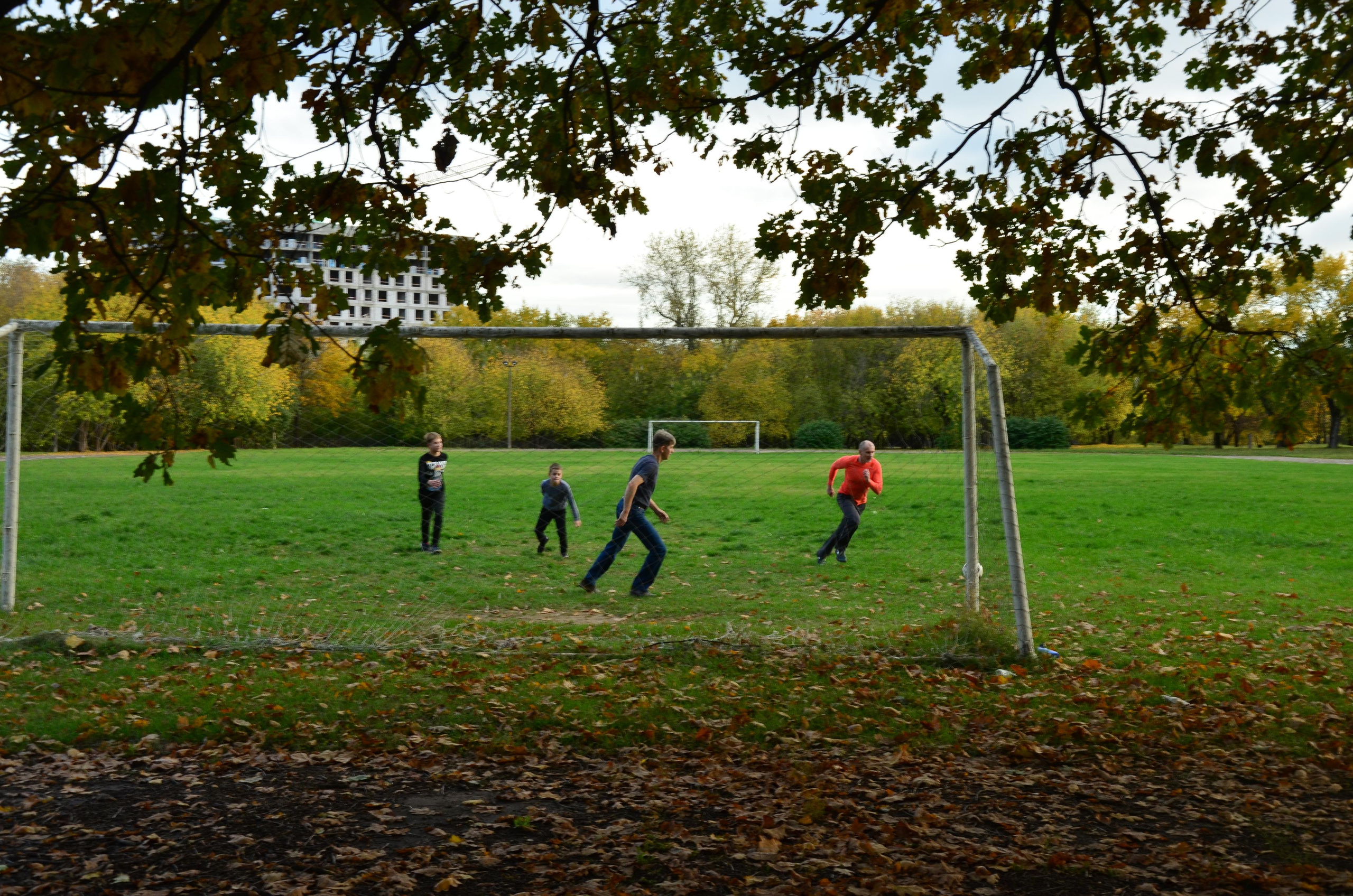 Семейная съемка в парке. В движении. Женский и семейный фотограф Людмила Богачкина