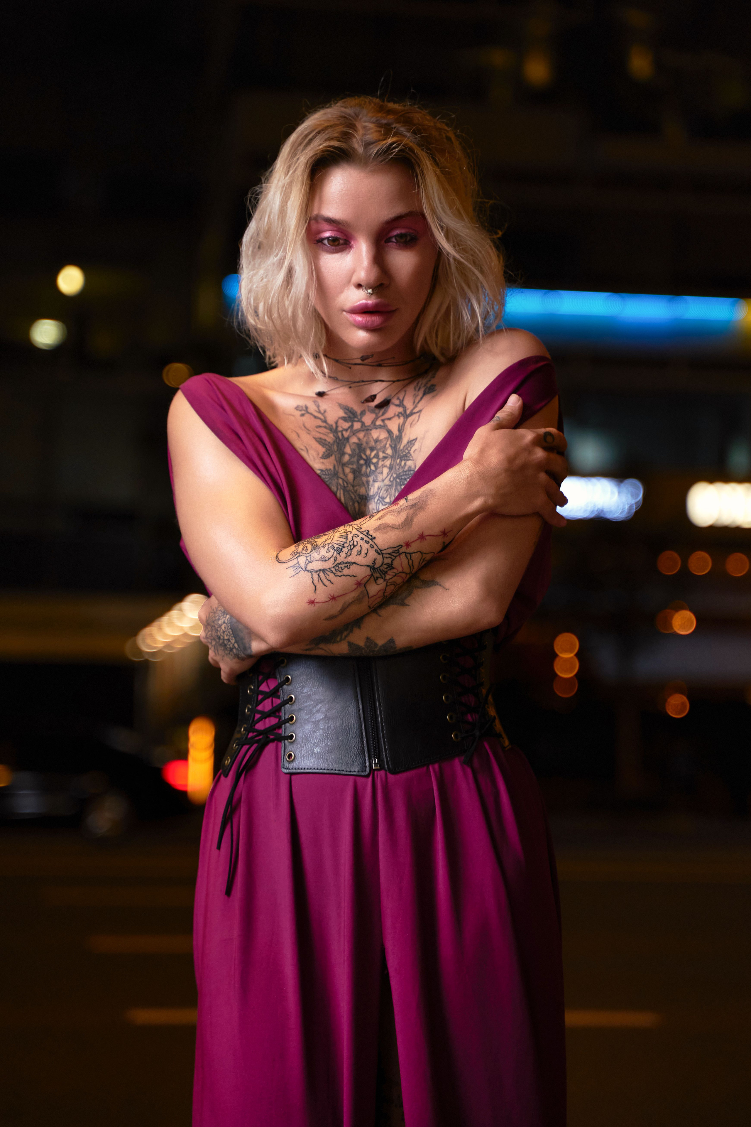 Вечерний стрит с Настей. Фотограф в Москве Михаил Елизарьев