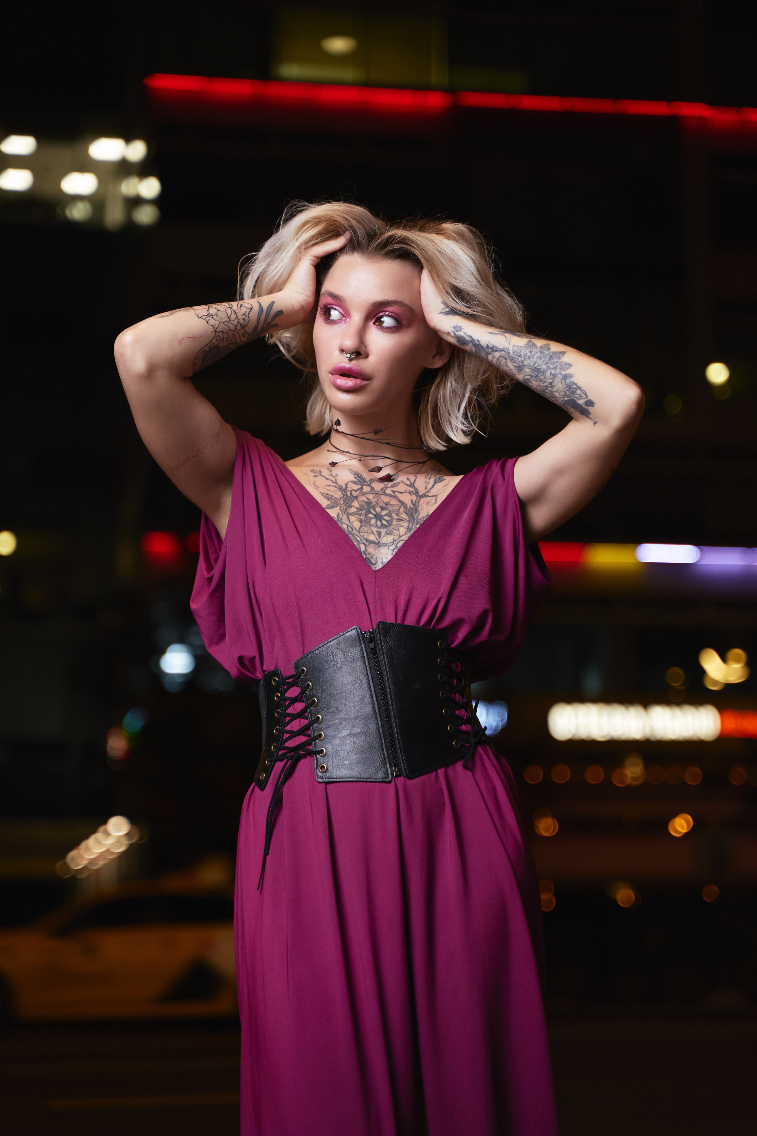 Вечерний стрит с Настей. Фотограф в Москве Михаил Елизарьев