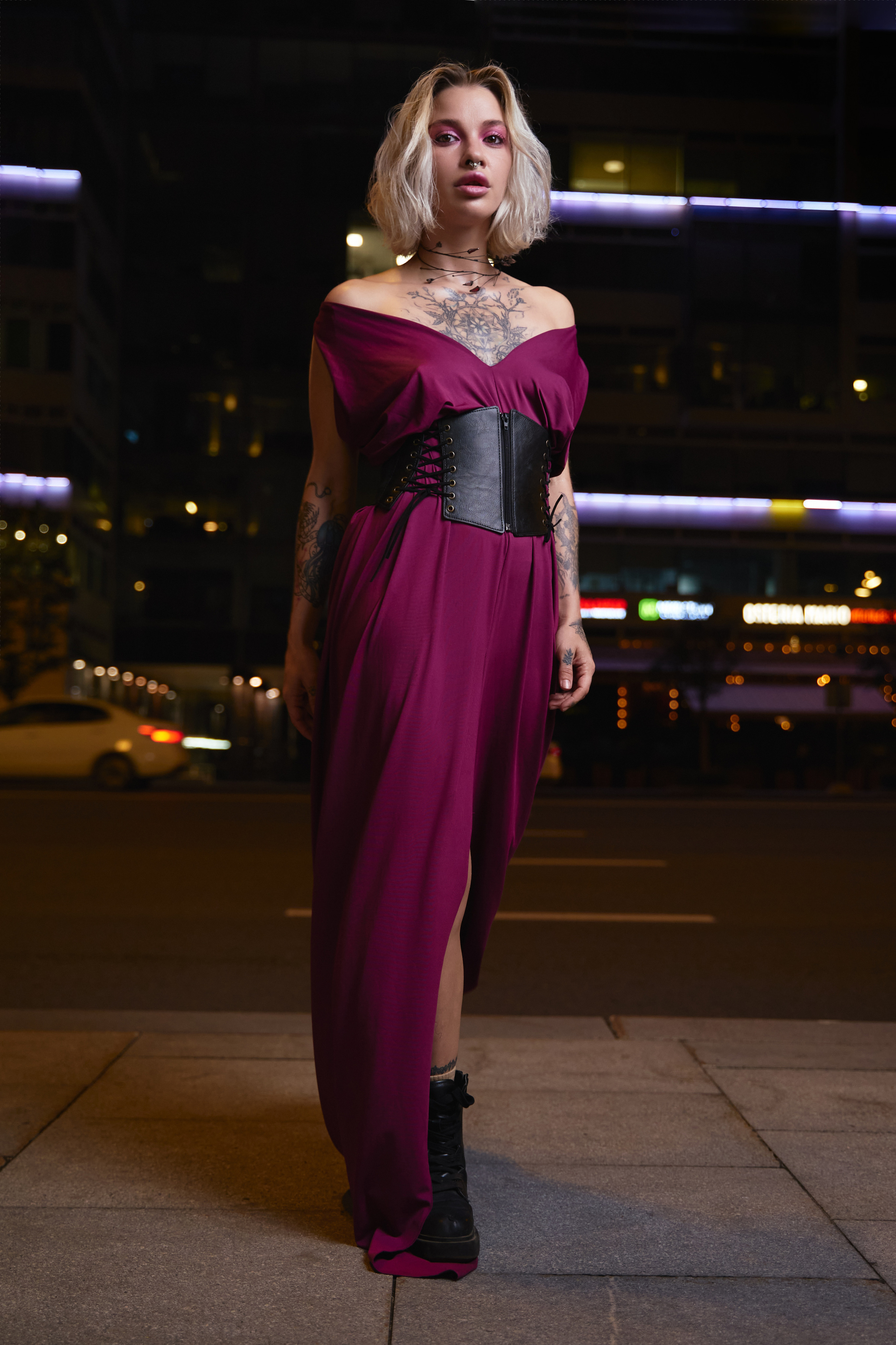 Вечерний стрит с Настей. Фотограф в Москве Михаил Елизарьев