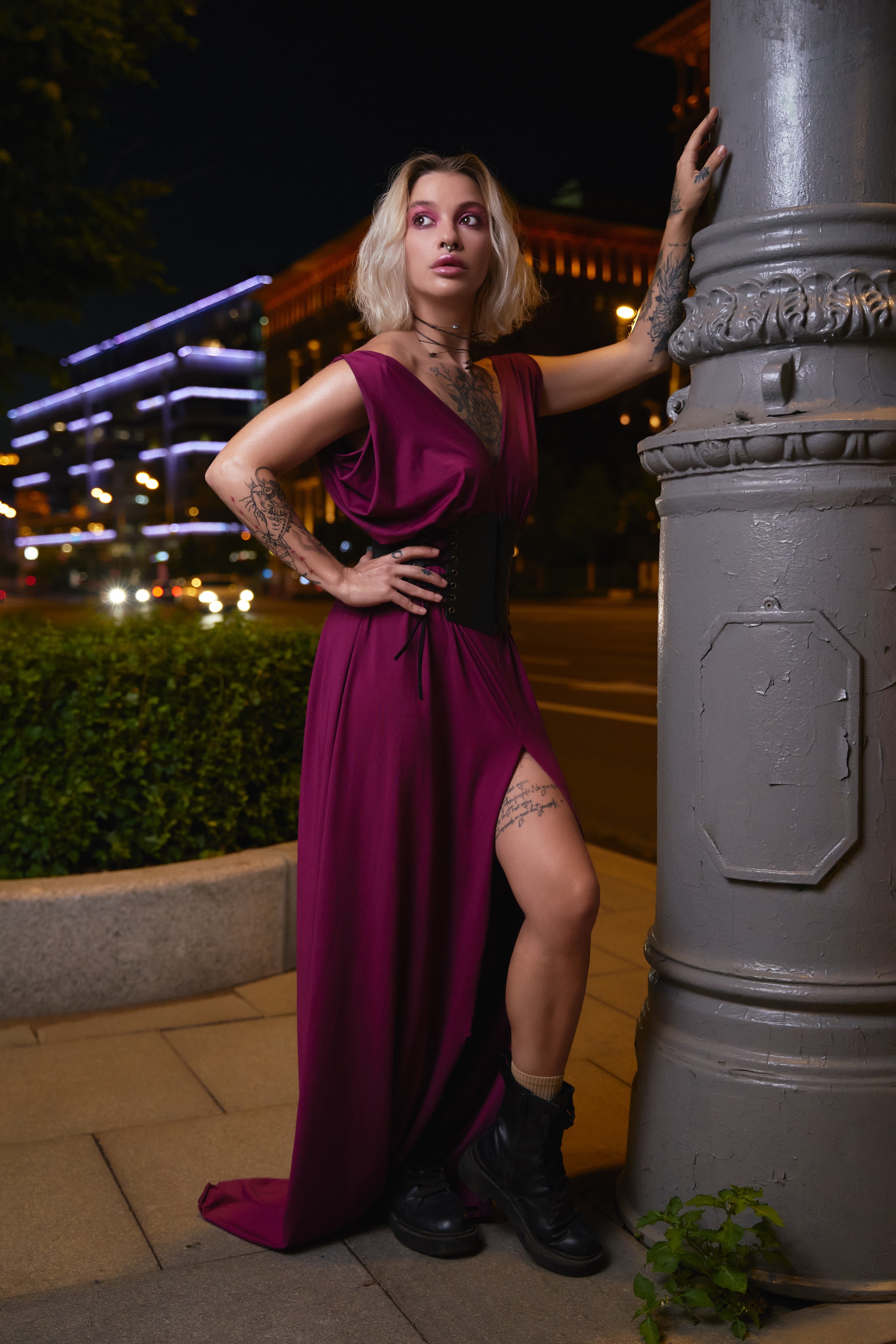 Вечерний стрит с Настей. Фотограф в Москве Михаил Елизарьев