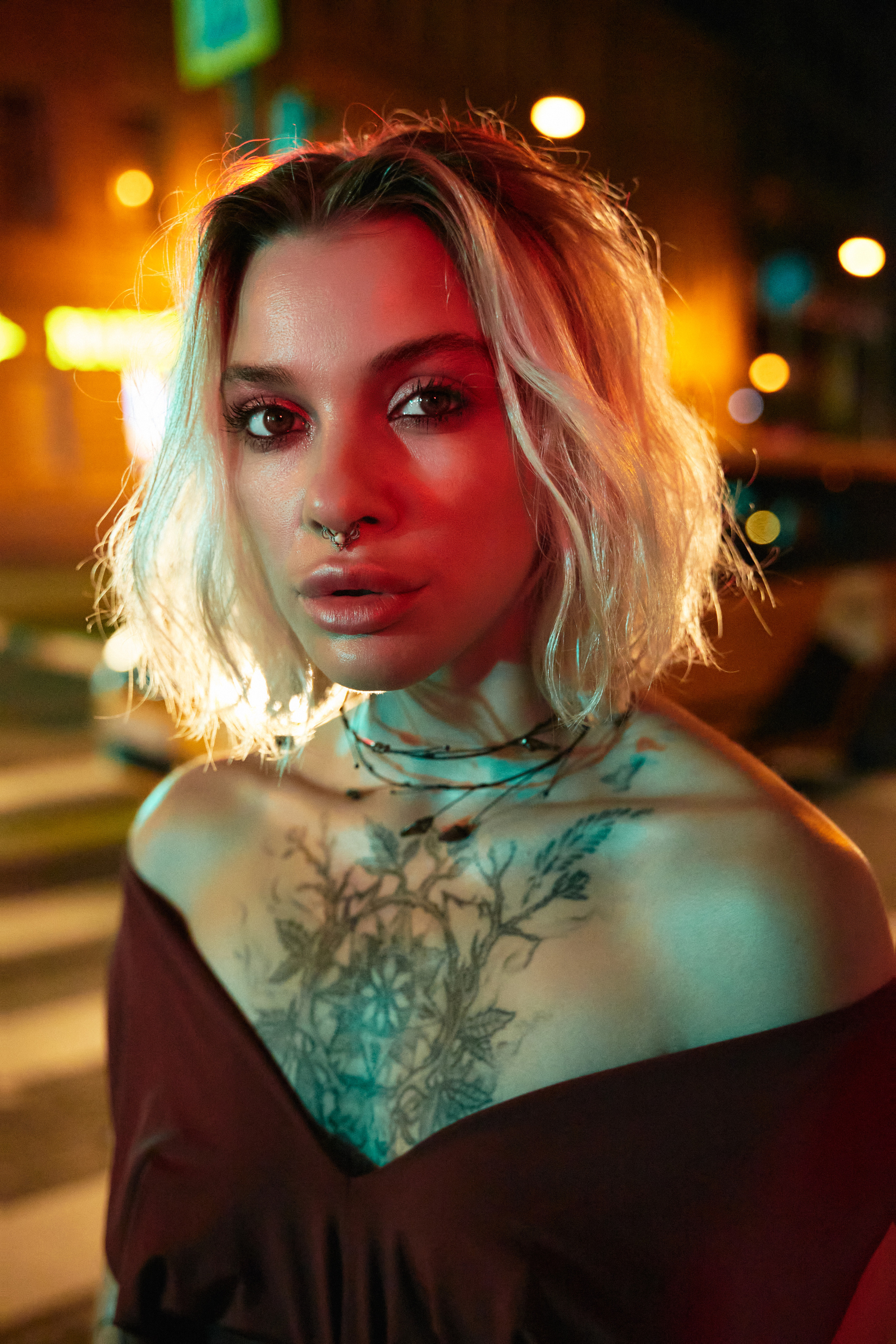 Вечерний стрит с Настей. Фотограф в Москве Михаил Елизарьев