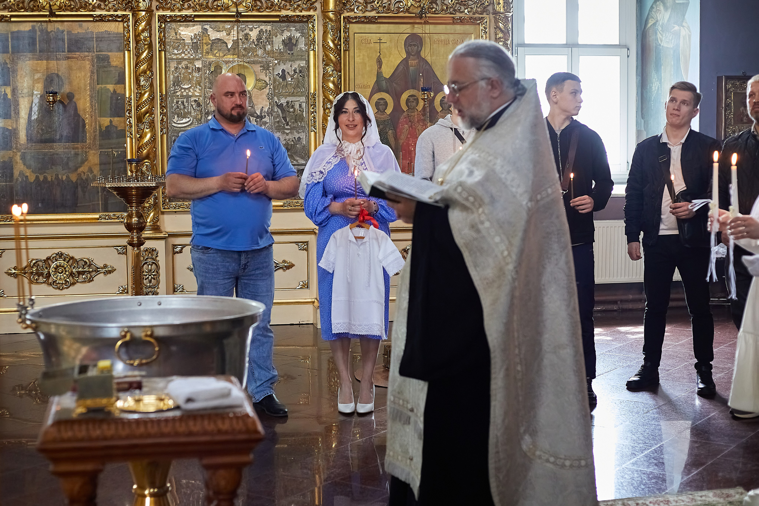 Крещение Ярослава. Семейный и детский фотограф в Ярославле Юлия Галашина