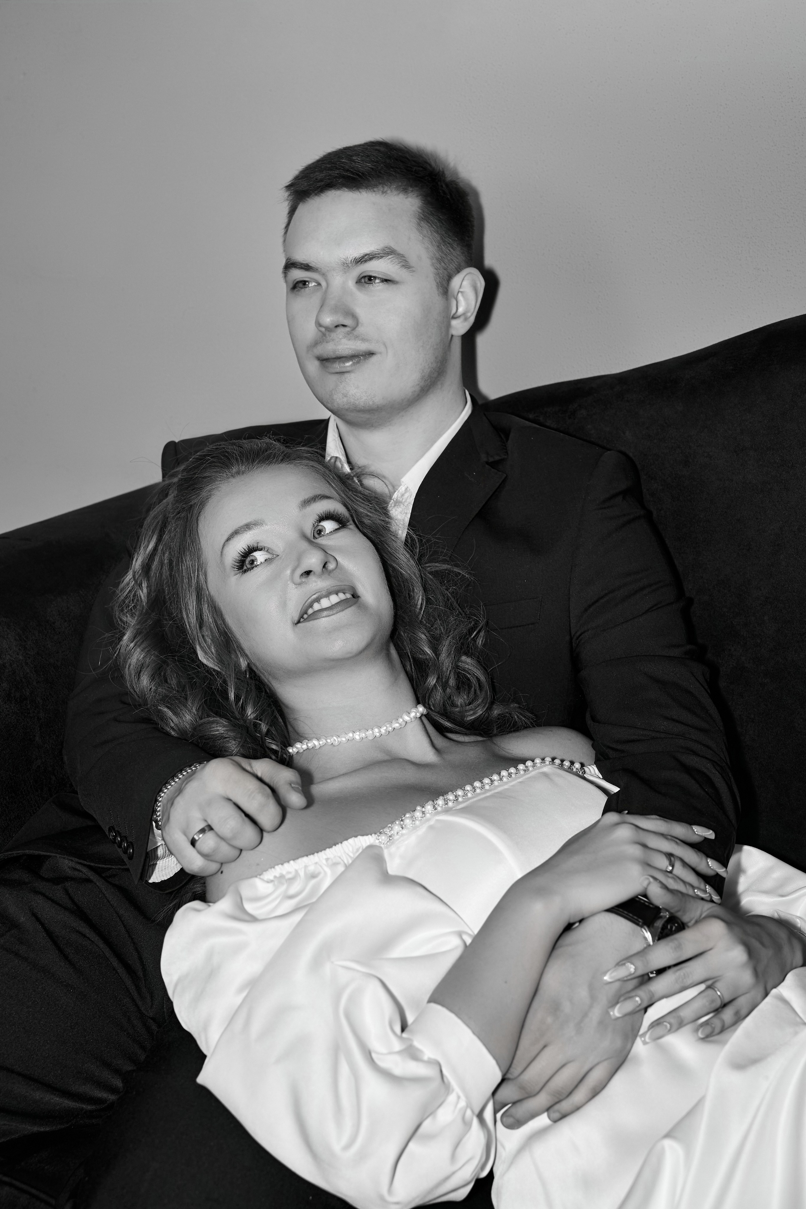 Свадебная фотосессия в гостинице и в студии