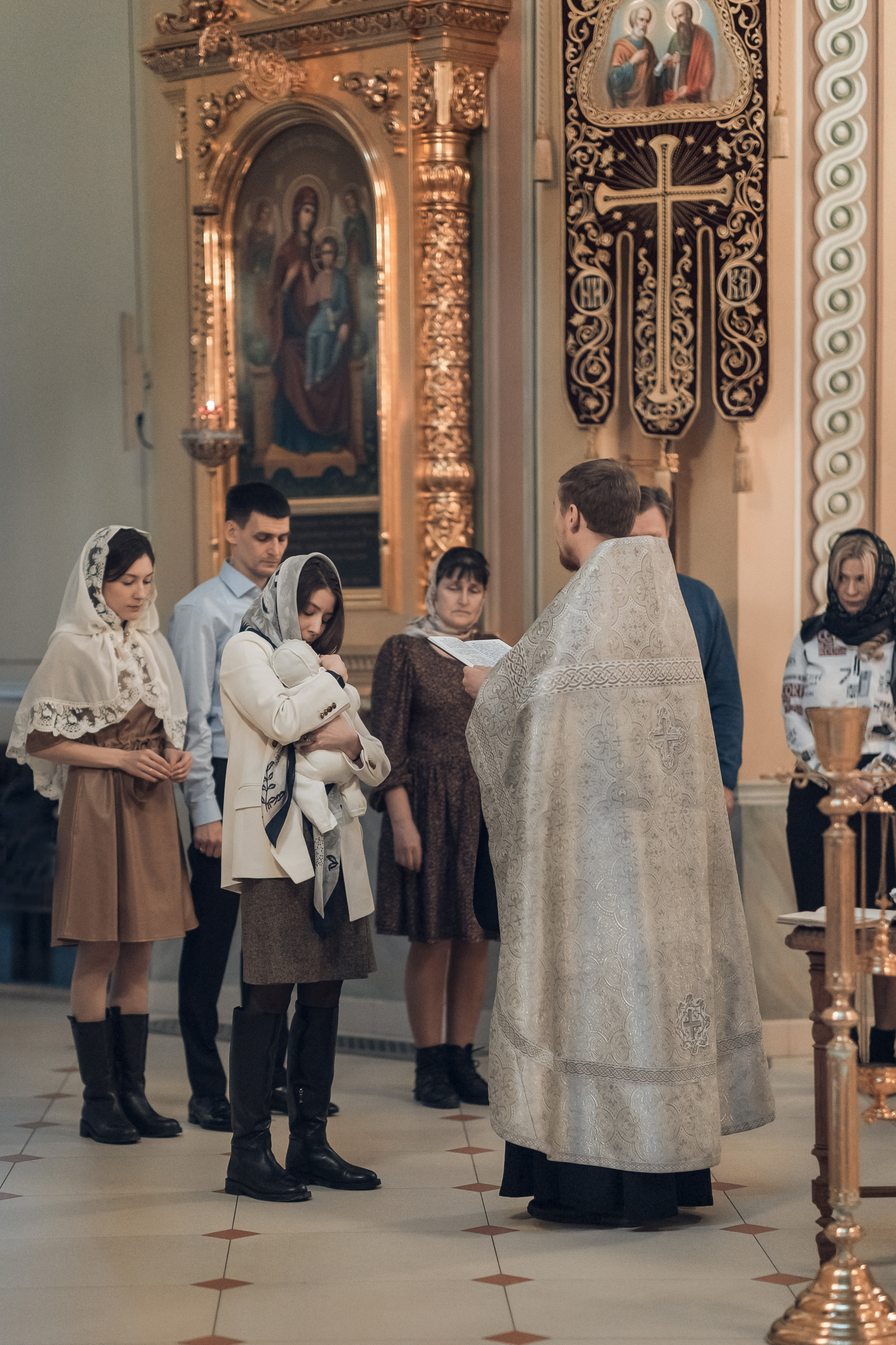 Крещение Софии. Семейный фотограф в г. Ростову-на-Дону Козлова Евгения