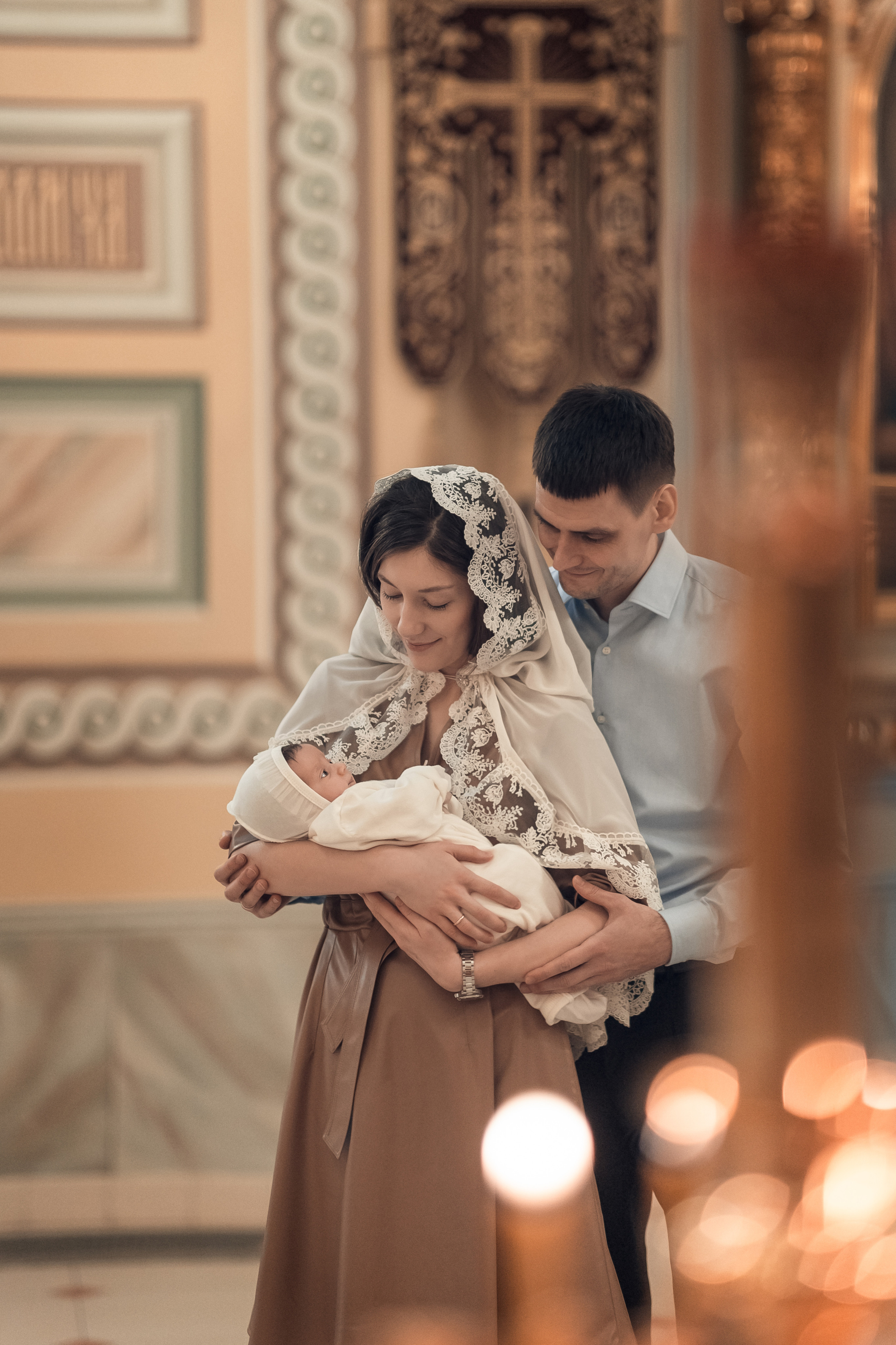 Крещение Софии. Семейный фотограф в г. Ростову-на-Дону Козлова Евгения