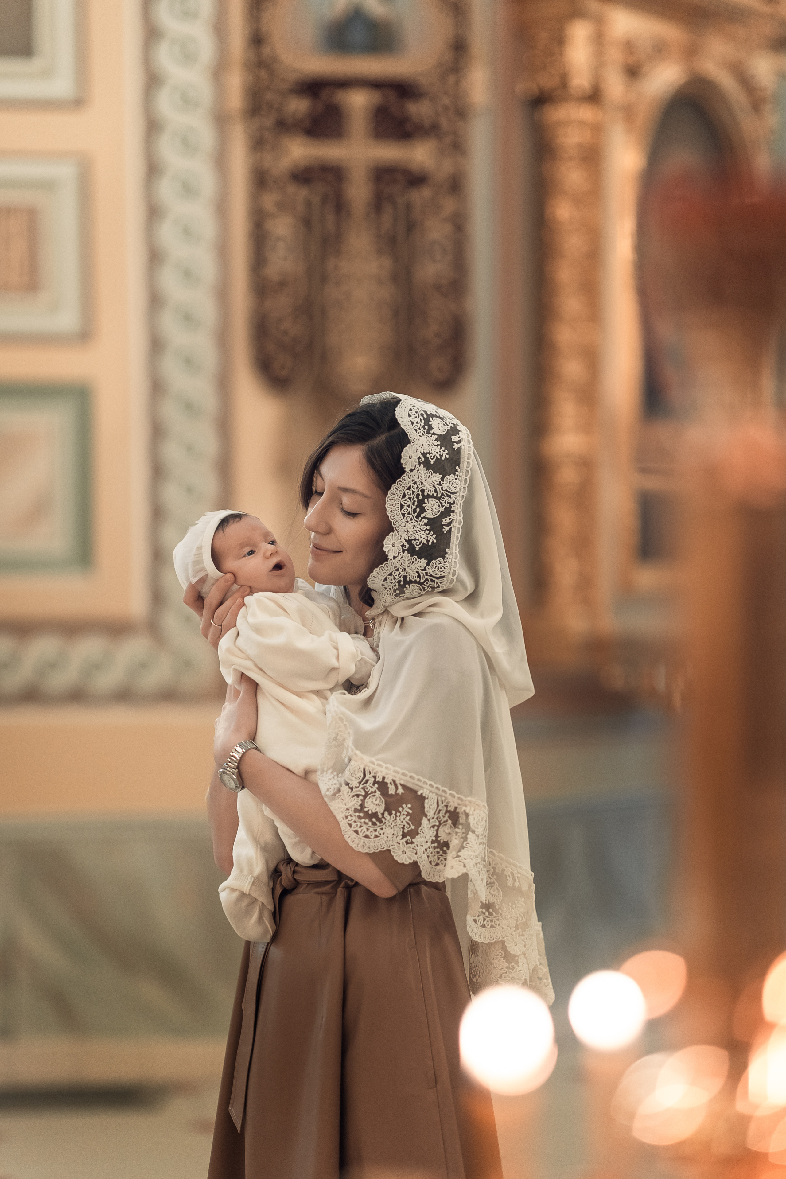 Крещение Софии. Семейный фотограф в г. Ростову-на-Дону Козлова Евгения