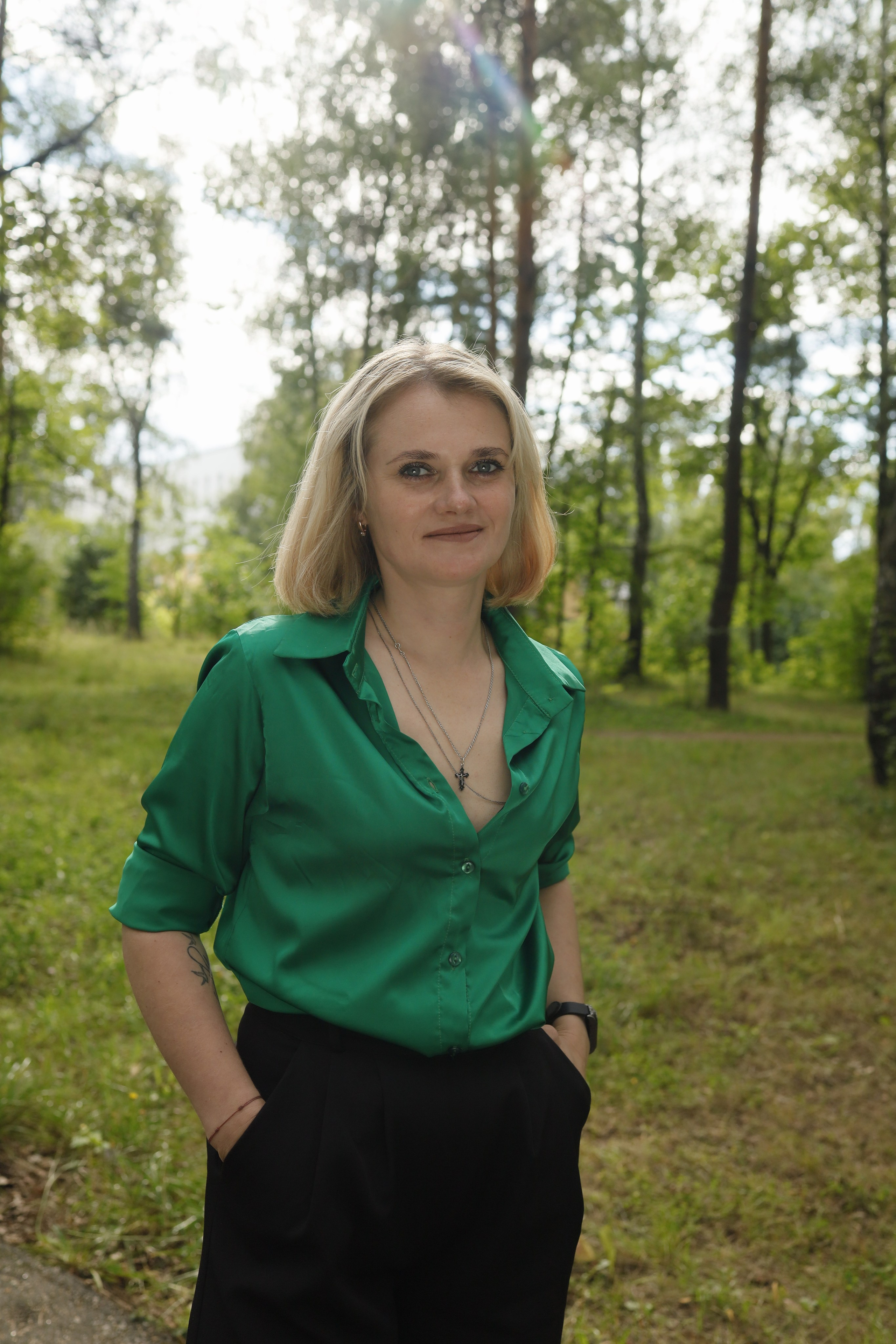 Портрет для Катерины. Солнечная прогулка по парку. Семейный и детский фотограф Майя Гришина