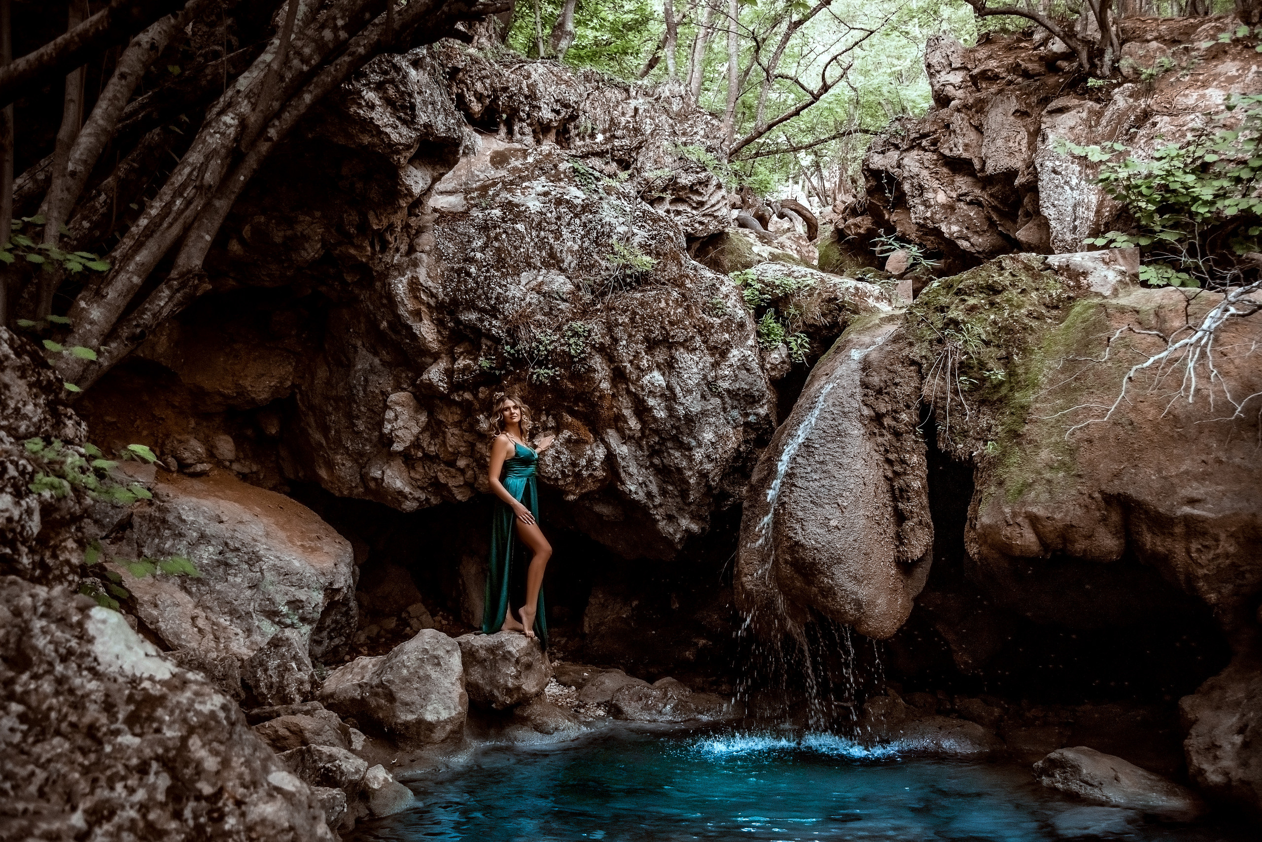 Фотосессия на водопадах. Свадебный и семейный фотограф и видеограф, Крым, Москва, Санкт -Петербург