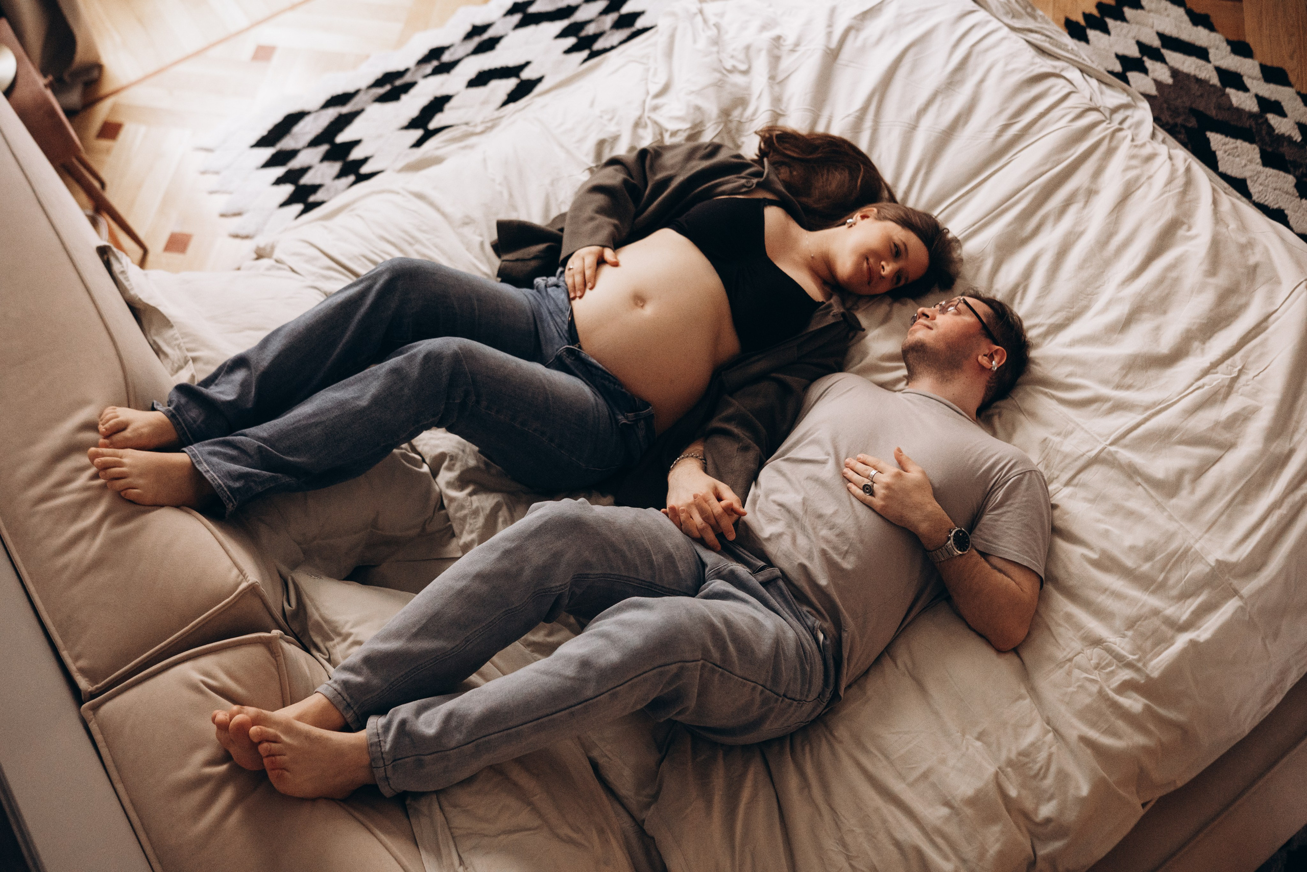 Беременные. Фотограф Новорожденных в Москве. Семейные истории в стиле LIFE