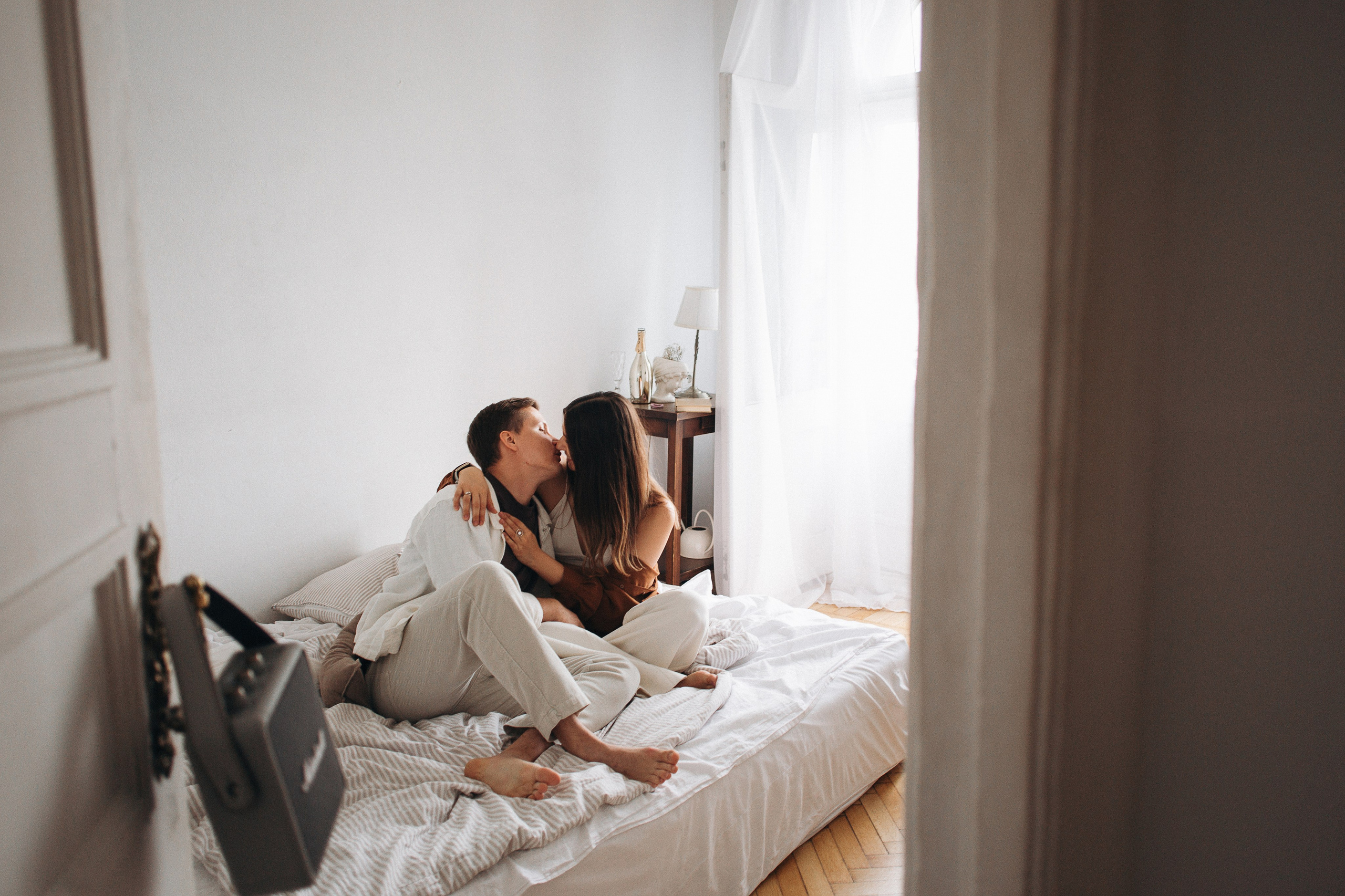 Марина и Роман в «сталинке». Семейный фотограф в Москве Марина Петра