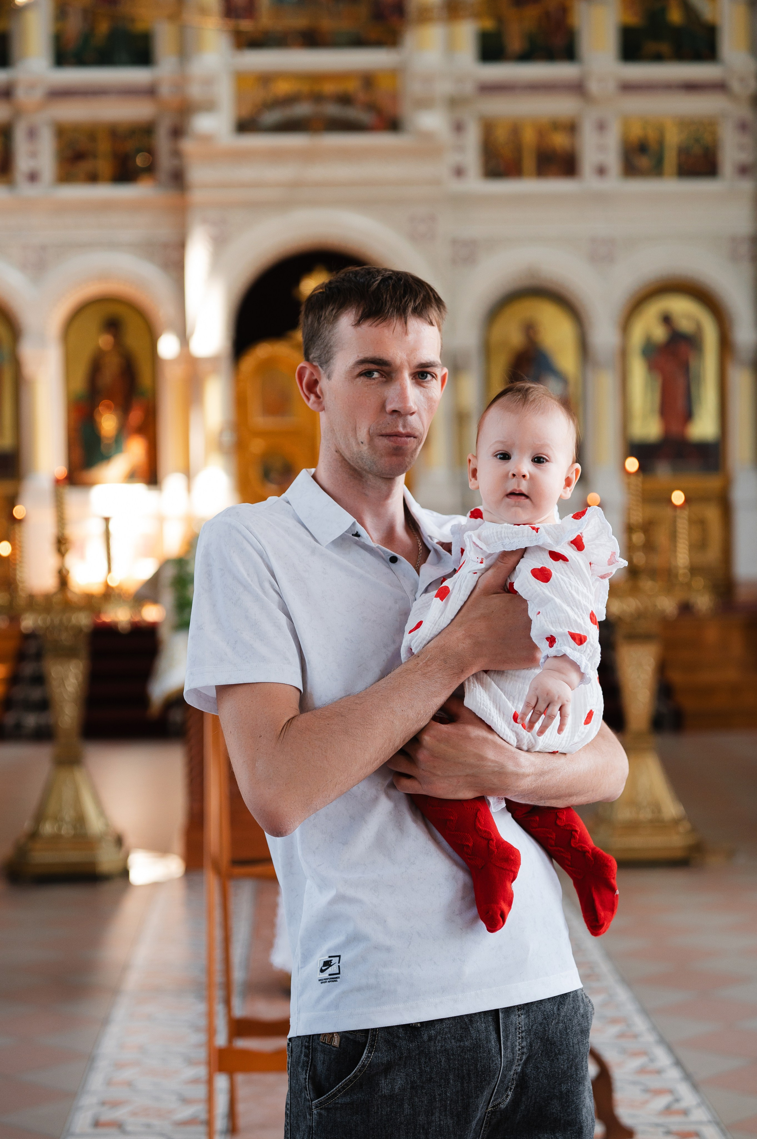 Таинство Крещения Дарьи (Храм Преполовения Пятидесятницы). Фотограф Ярута Оксана / Ростов-на-Дону