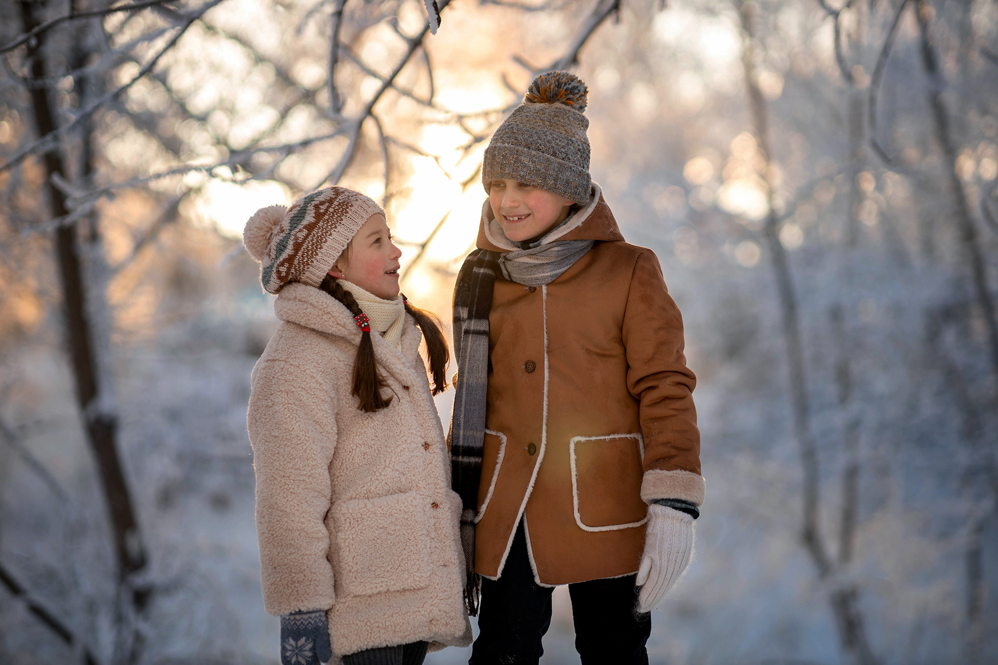 Зимняя прогулка. Детский и семейный фотограф в Твери Ольга Крестьянинова