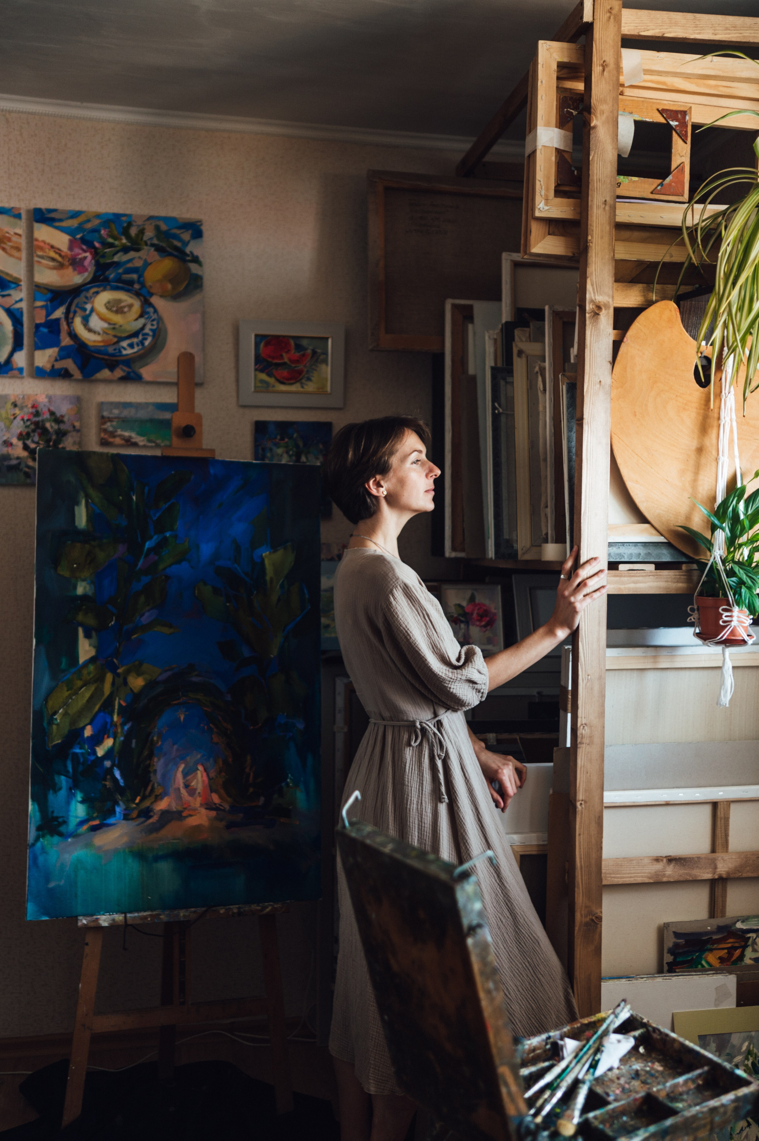 Анастасия. Фотосессия для художницы. Мария Кобзева, фотограф в Ялте, Крым