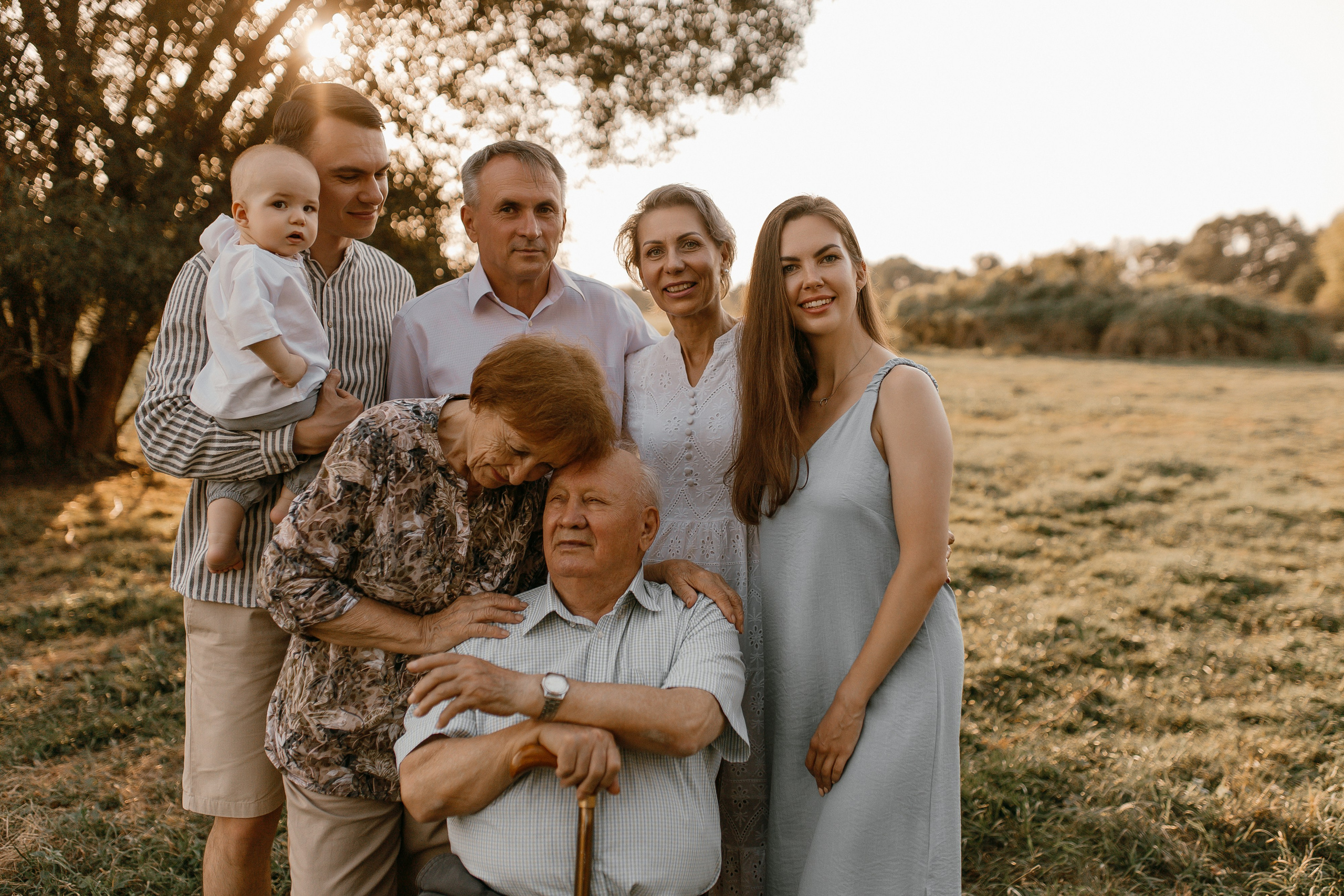 4 поколения. Семейный фотограф Губкин/Старый Оскол