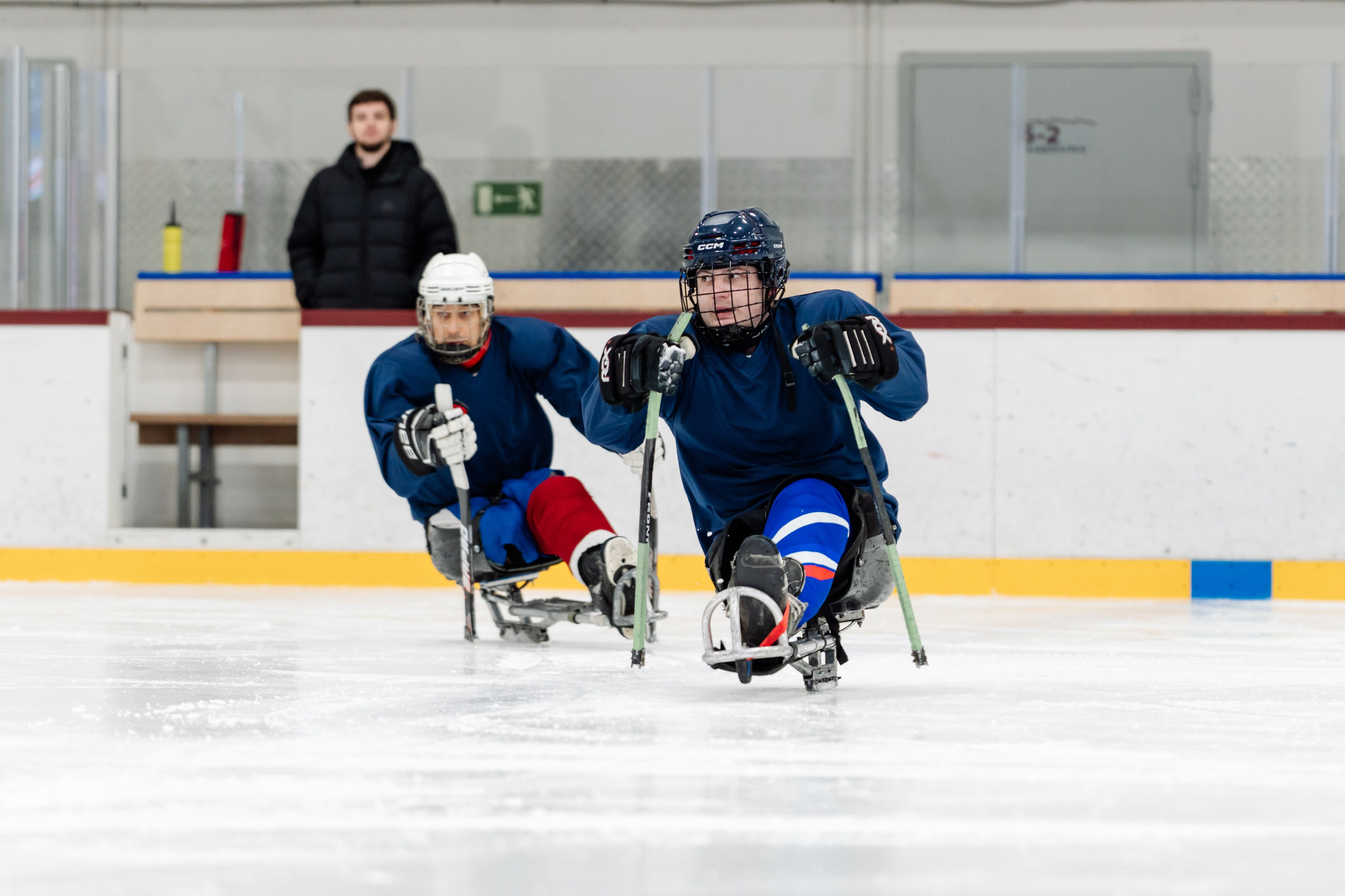 Игра в следж хоккей приуроченная 23.02.26 в арене Сталкер