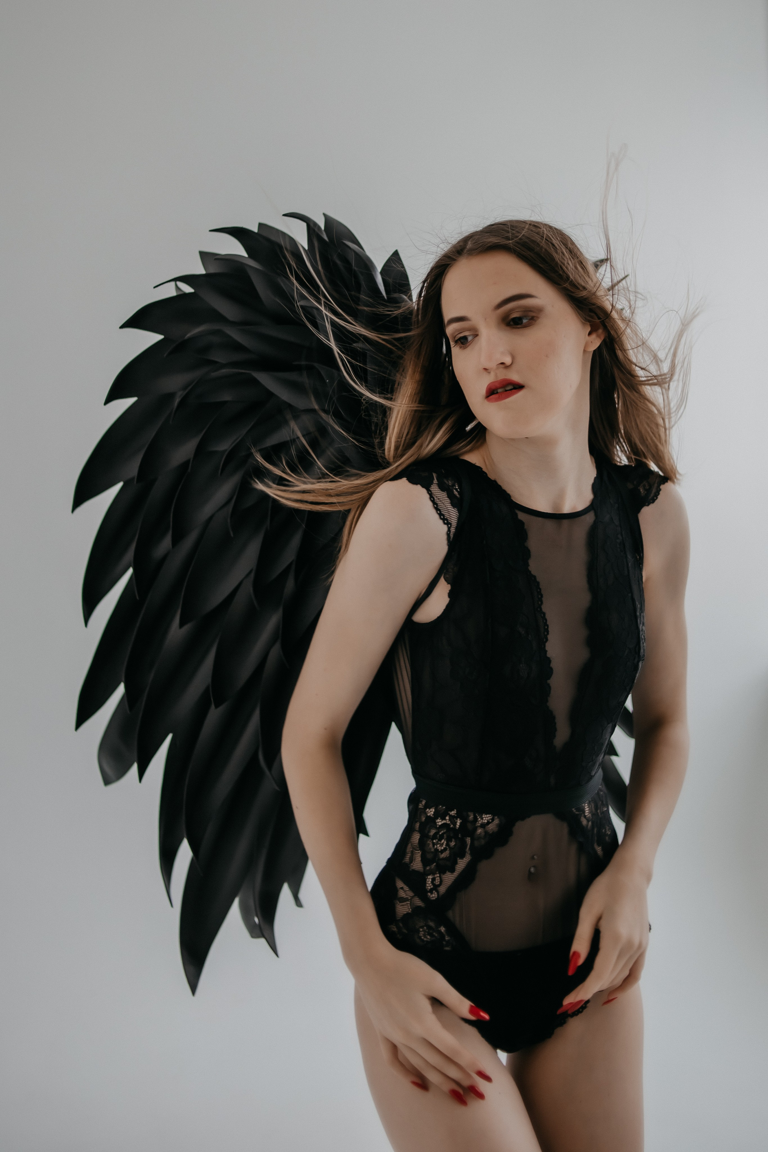 Татьяна. Черный ангел. Фотограф Регина Крикунова г. Красноярск