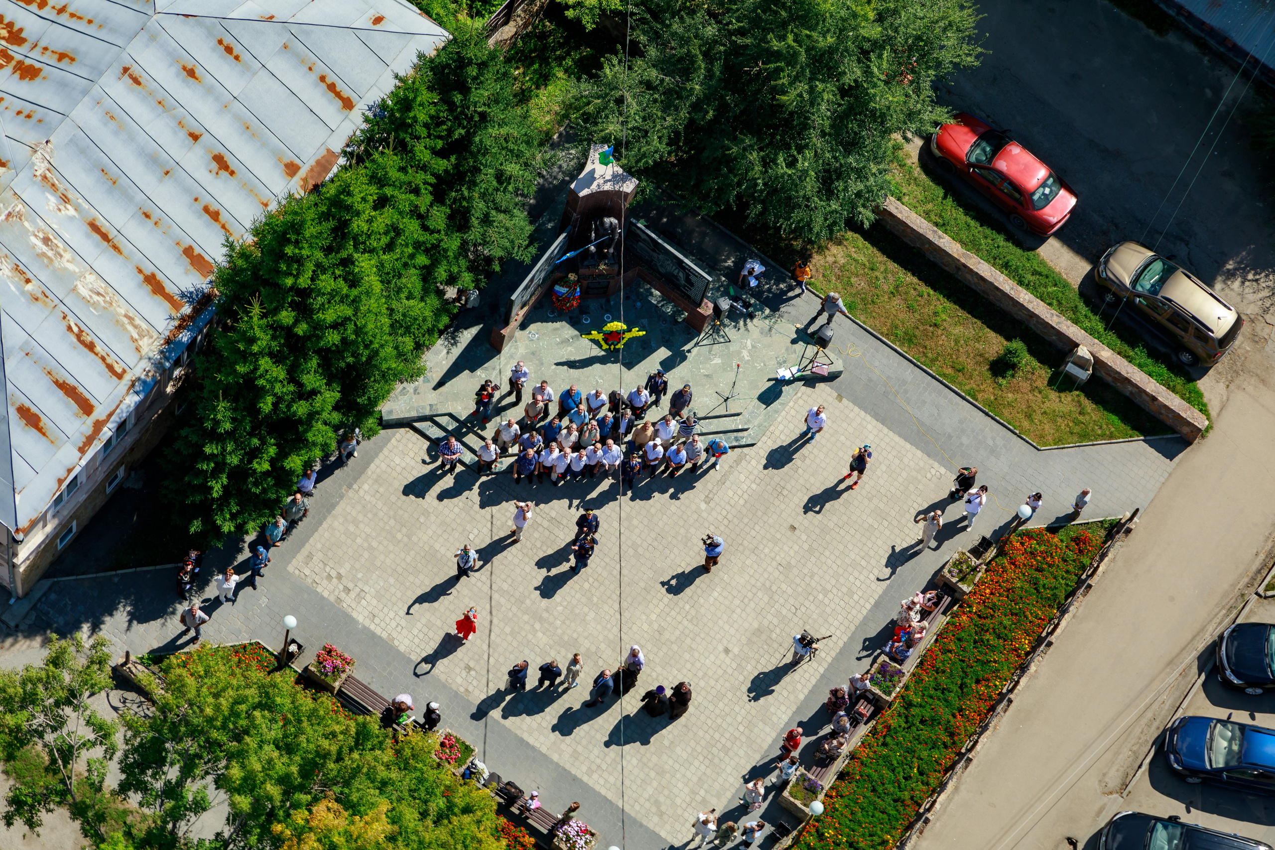 Город с высоты птичьего полёта. Фотограф Андрей Гузеев