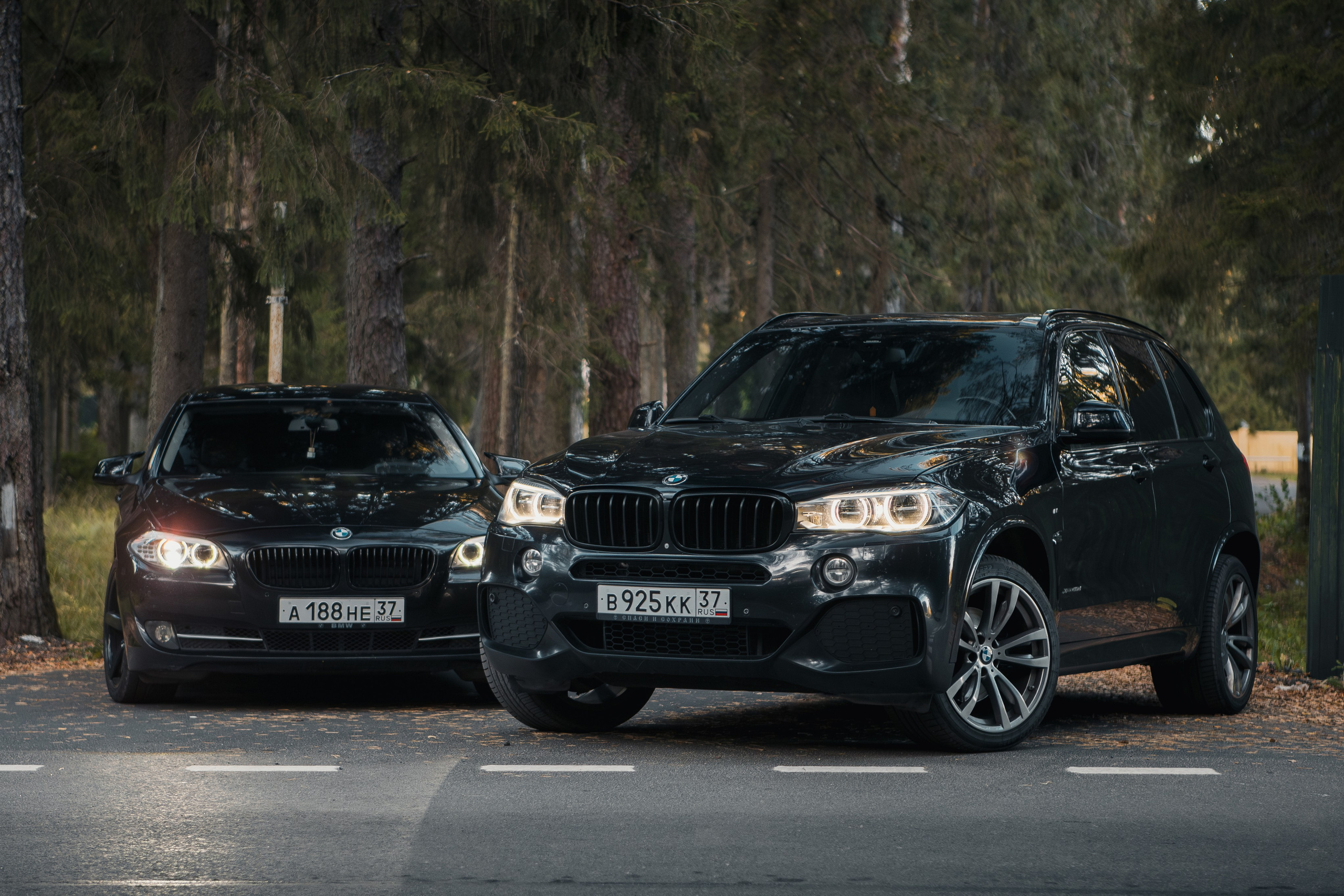 BMW 5 + BMW X5. Авто Видеограф/фотограф в Иваново для Вашего бизнеса