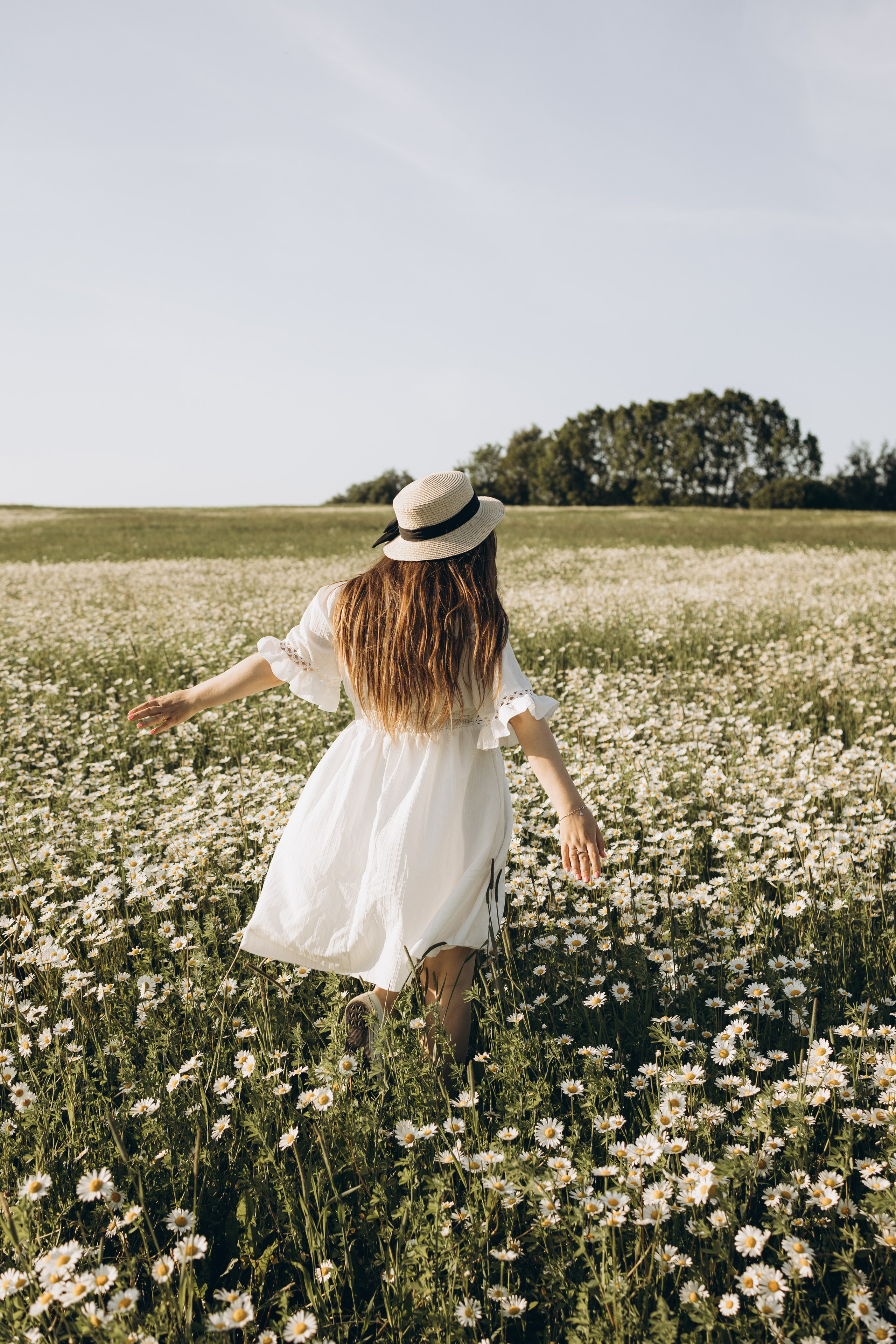 Маша и ромашки. Семейный фотограф в Москве Виктория Ястребинская