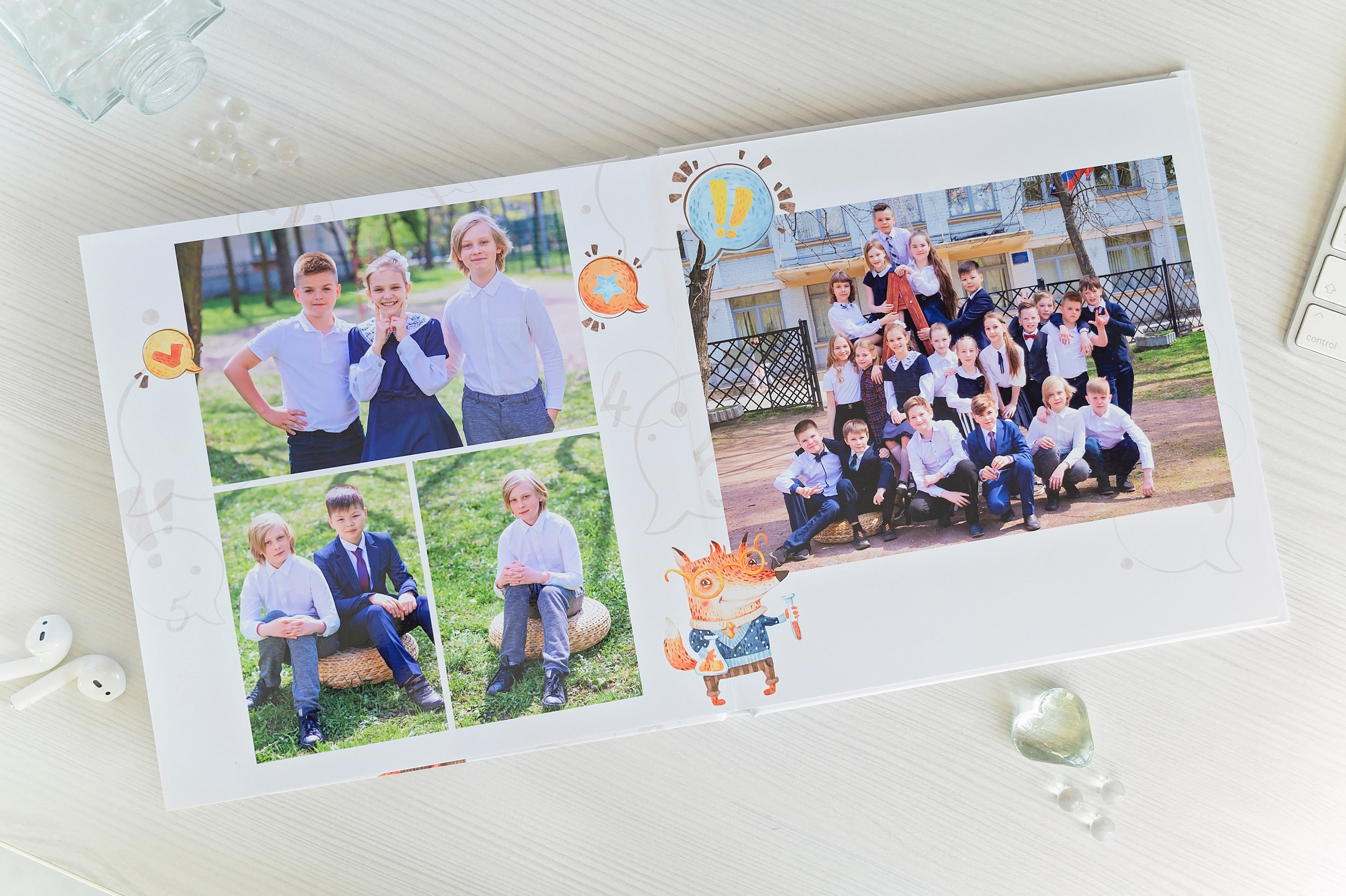 Красивый выпускной альбом для 4 класса в Петербурге. Выпускные альбомы для школы и детского сада в СПб и ЛО