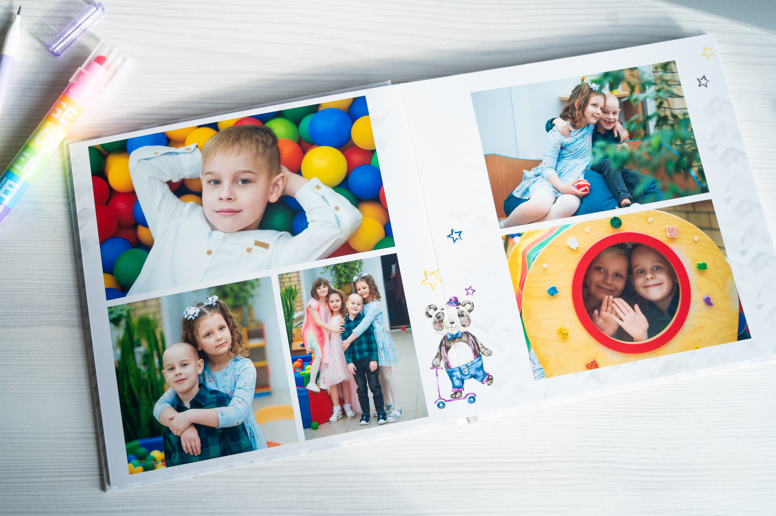 Выпускная фотокнига для детского сада в СПб. Выпускные альбомы для школы и детского сада в СПб и ЛО