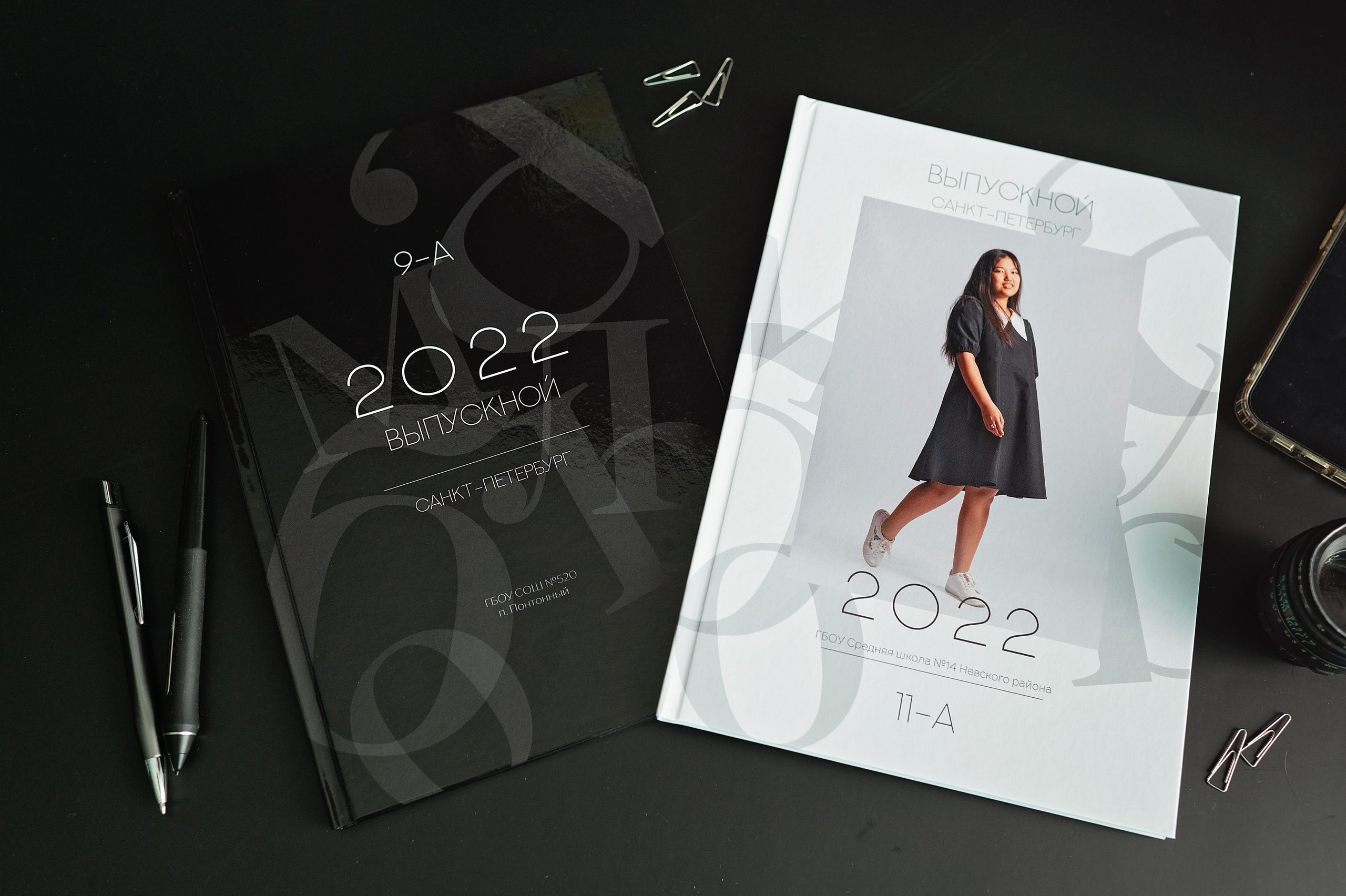 Дизайн выпускного альбома для старших классов школы в СПб. Выпускные альбомы для школы и детского сада в СПб и ЛО