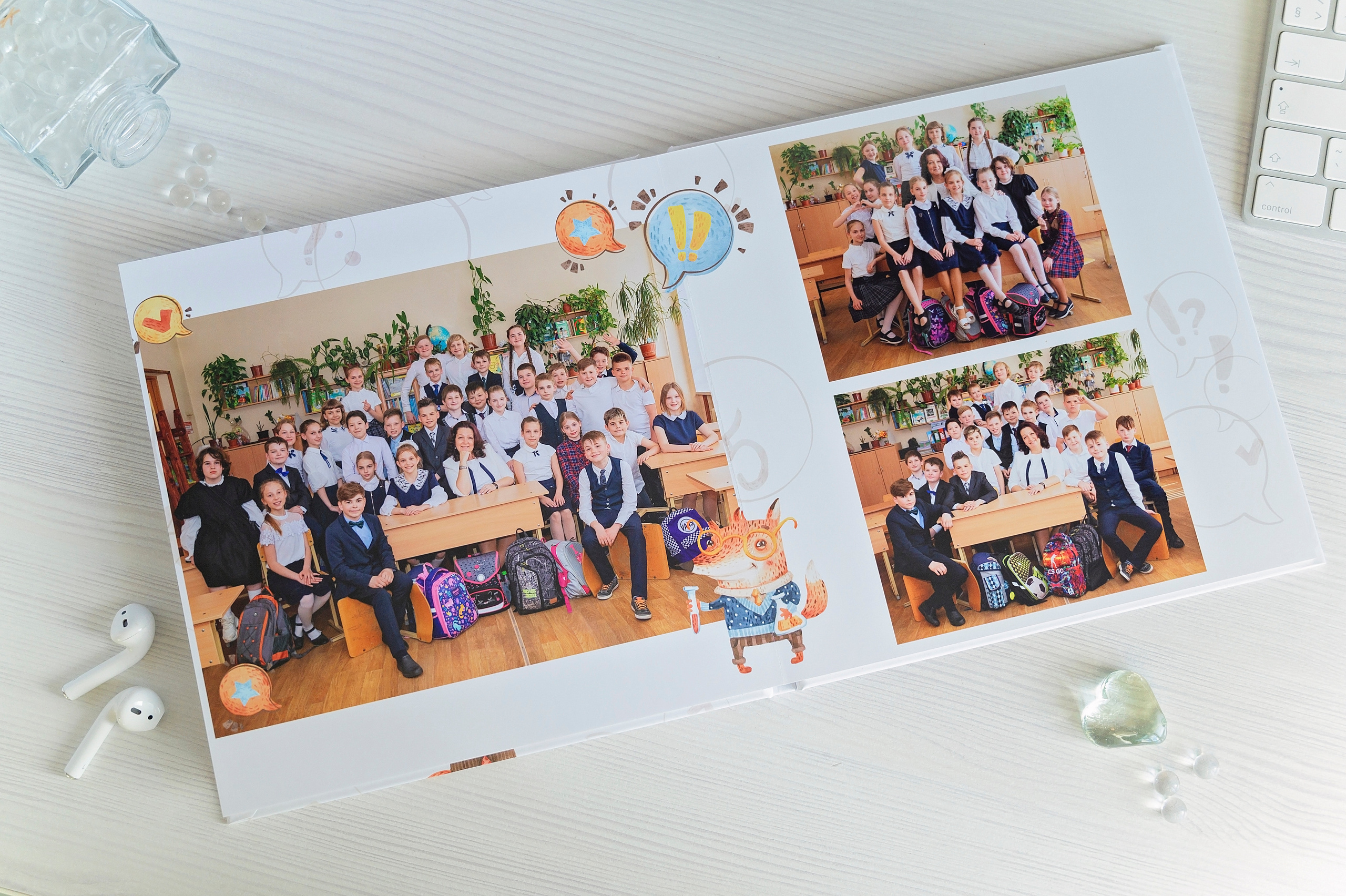 Красивый выпускной альбом для 4 класса в Петербурге. Выпускные альбомы для школы и детского сада в СПб и ЛО