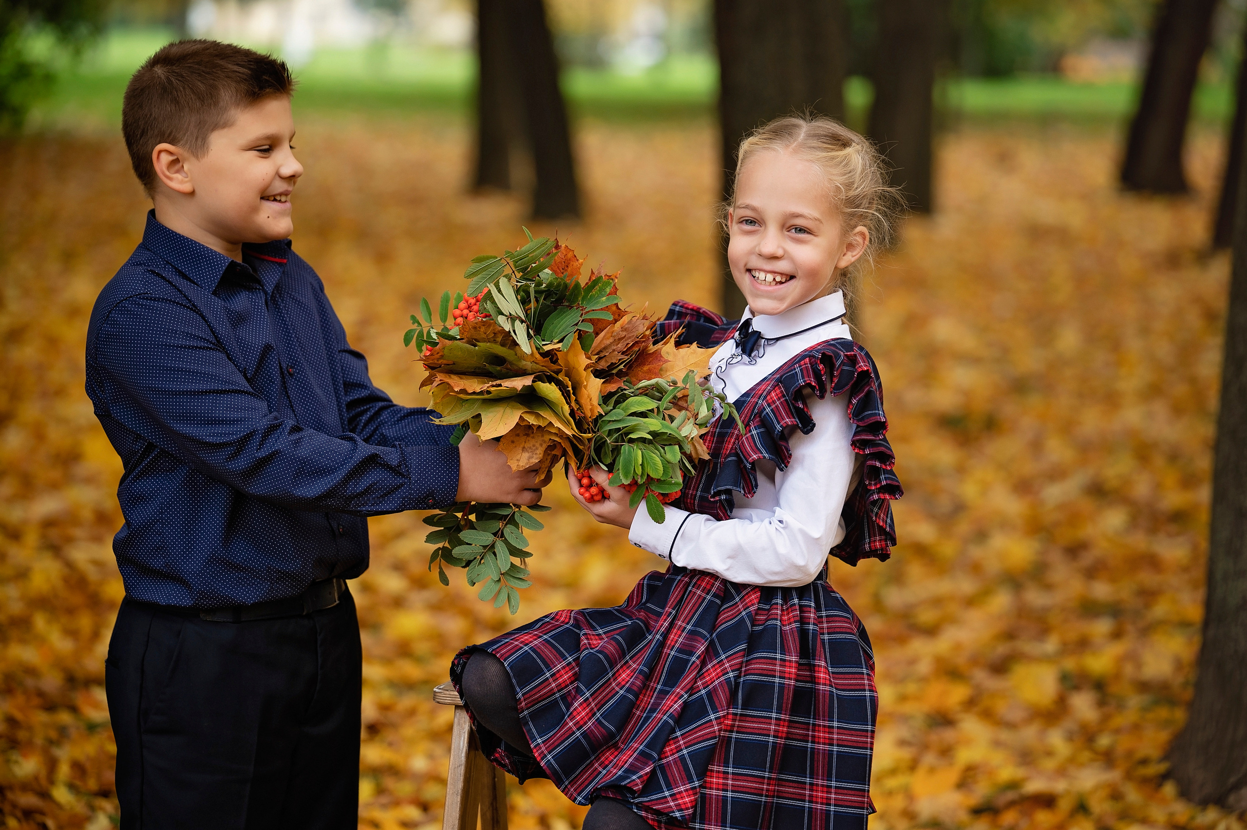 Фотосъемка для выпускных альбомов в начальной школе. Выпускные альбомы для школы и детского сада в СПб и ЛО