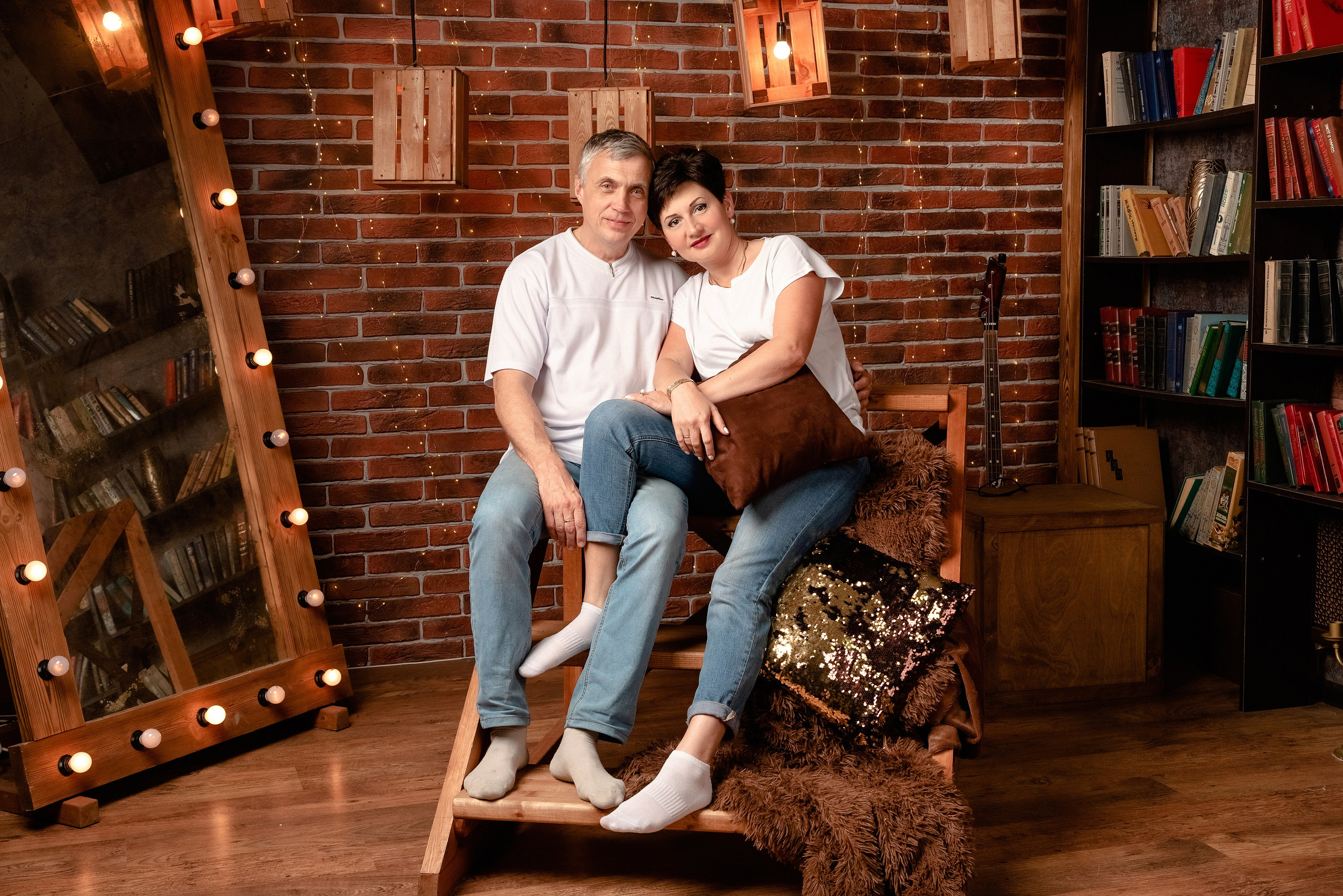 Семейная фотосессия в студии