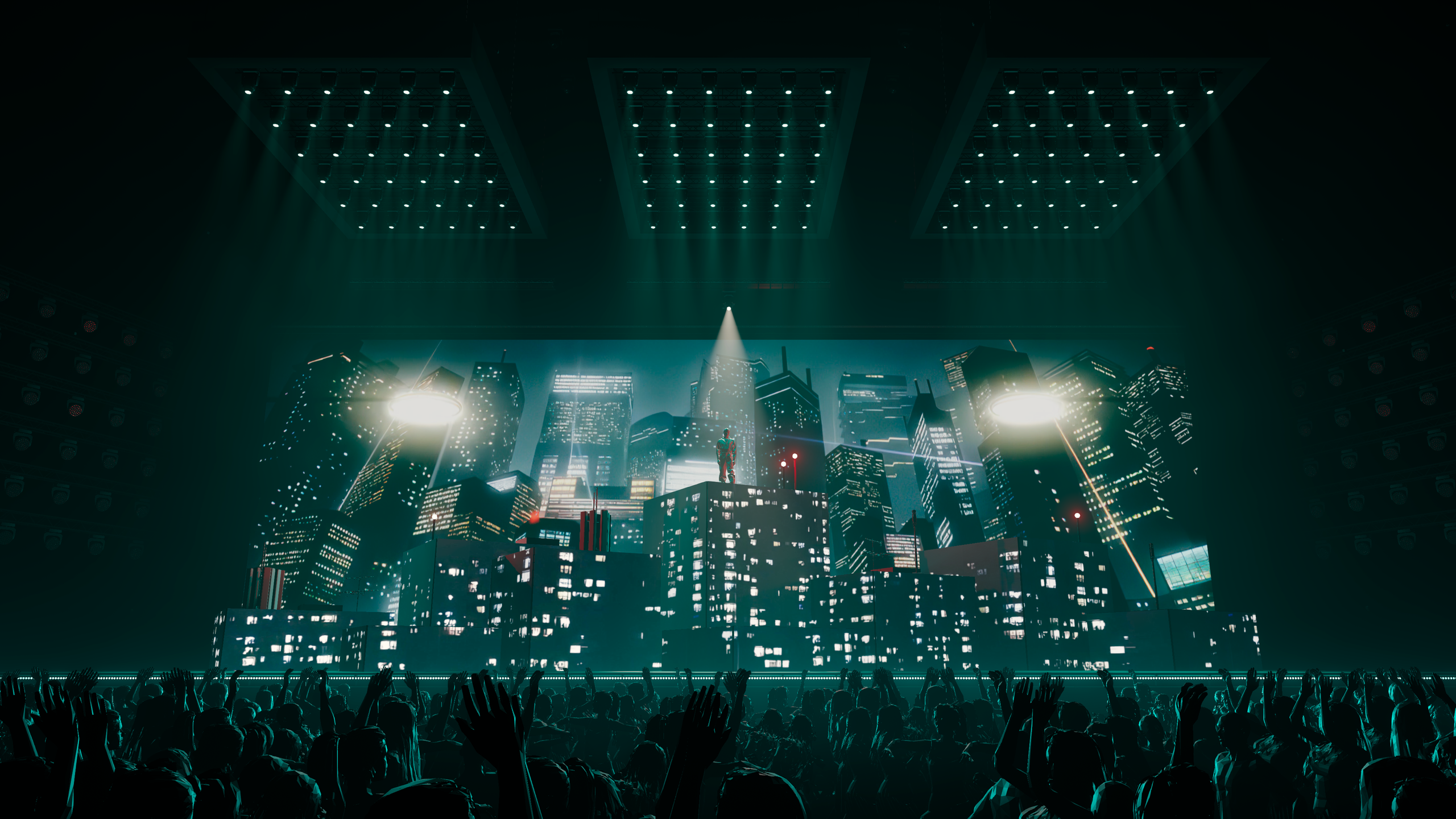 ABOVE THE CITY. OOPS