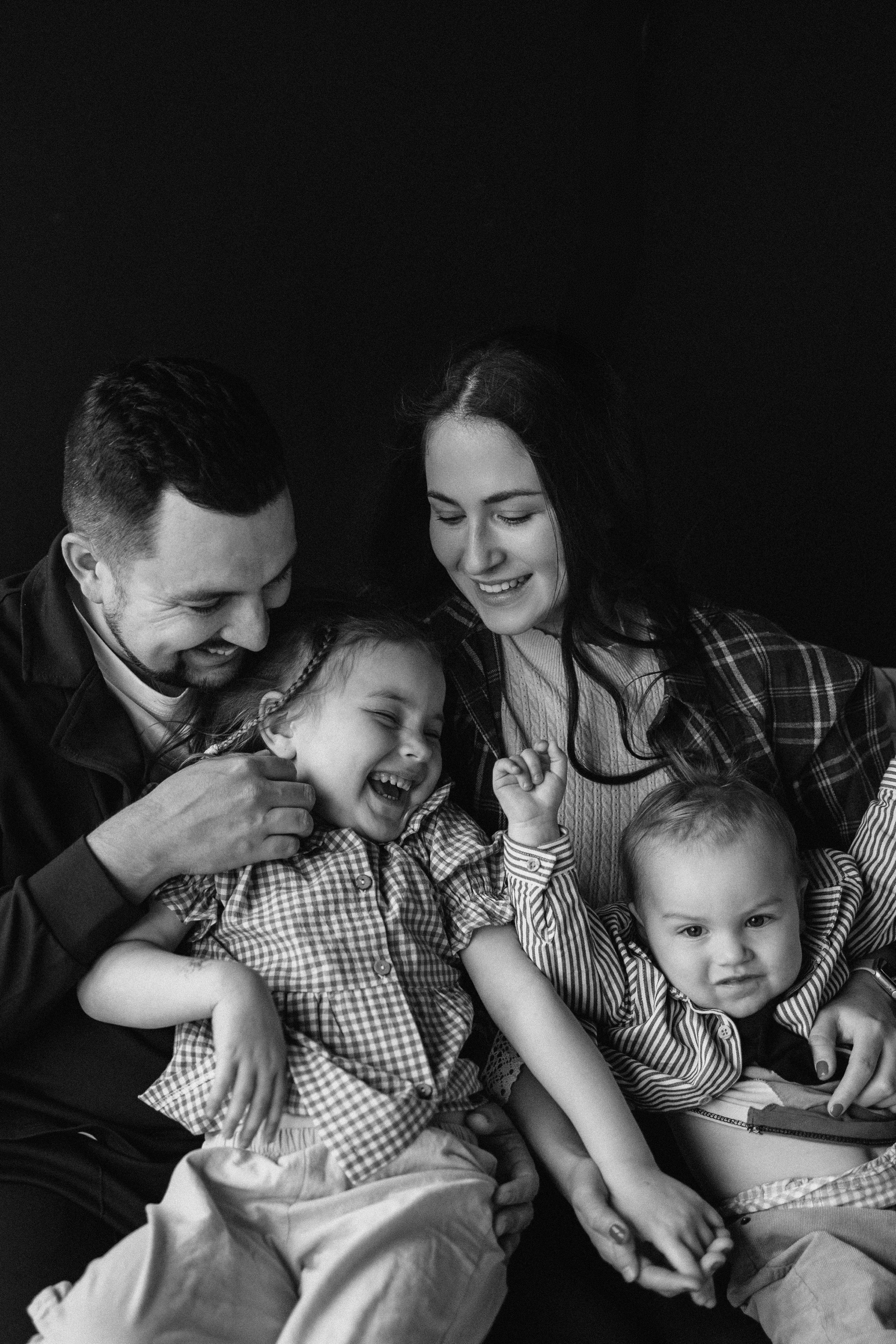 Лера, Женя, Милана и Макар. Семейный фотограф в Москве Марина Петра