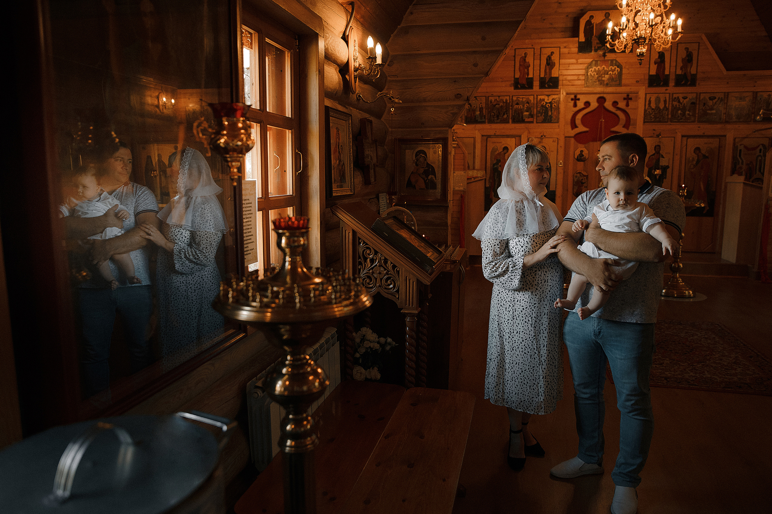 Крещение в Храме Рождества Пресвятой Богородицы. Свадебный и семейный фотограф в Саратове Виолетта Привалова