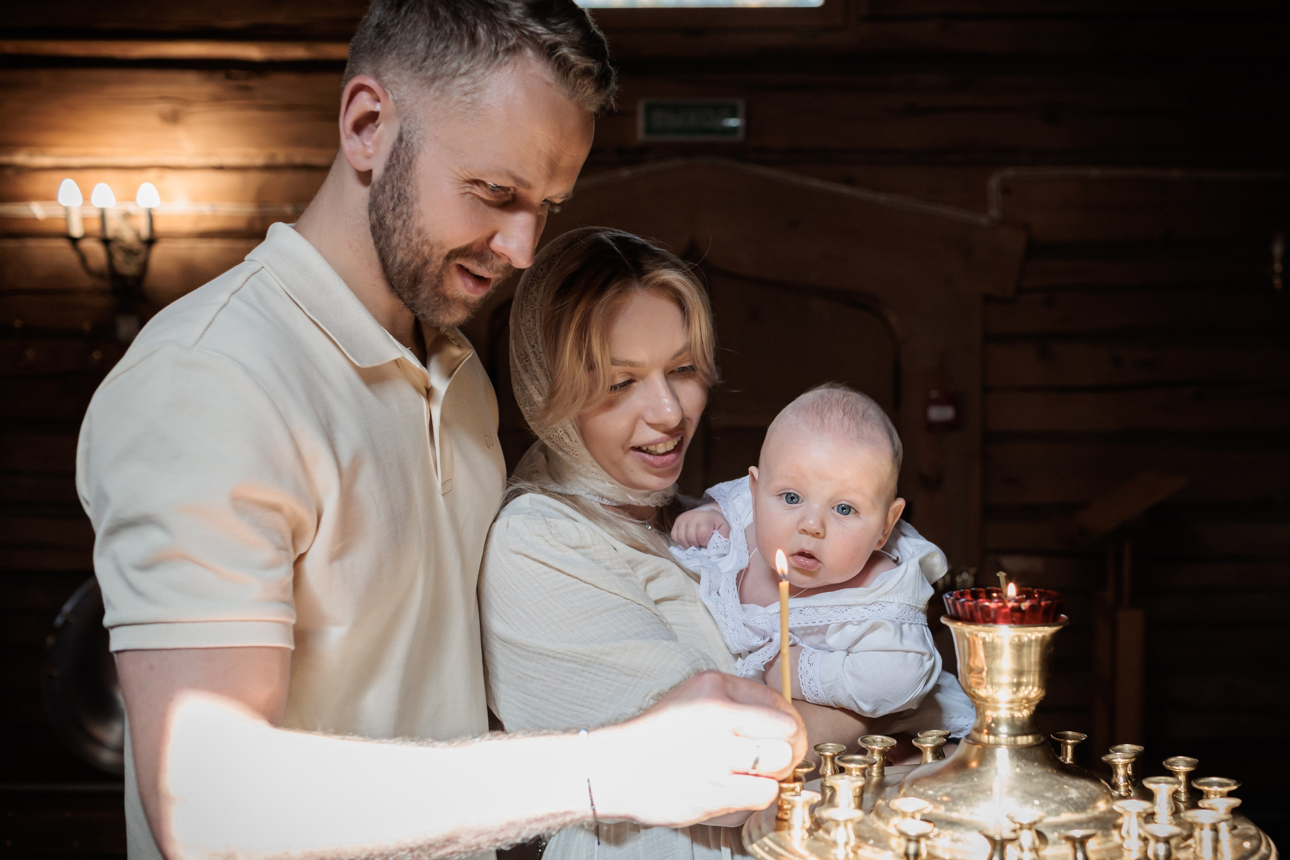 Крещение в Храме Успения Пресвятой Богородицы в Косино. Профессиональный фотограф в Москве и Мо Мария Шантарёва