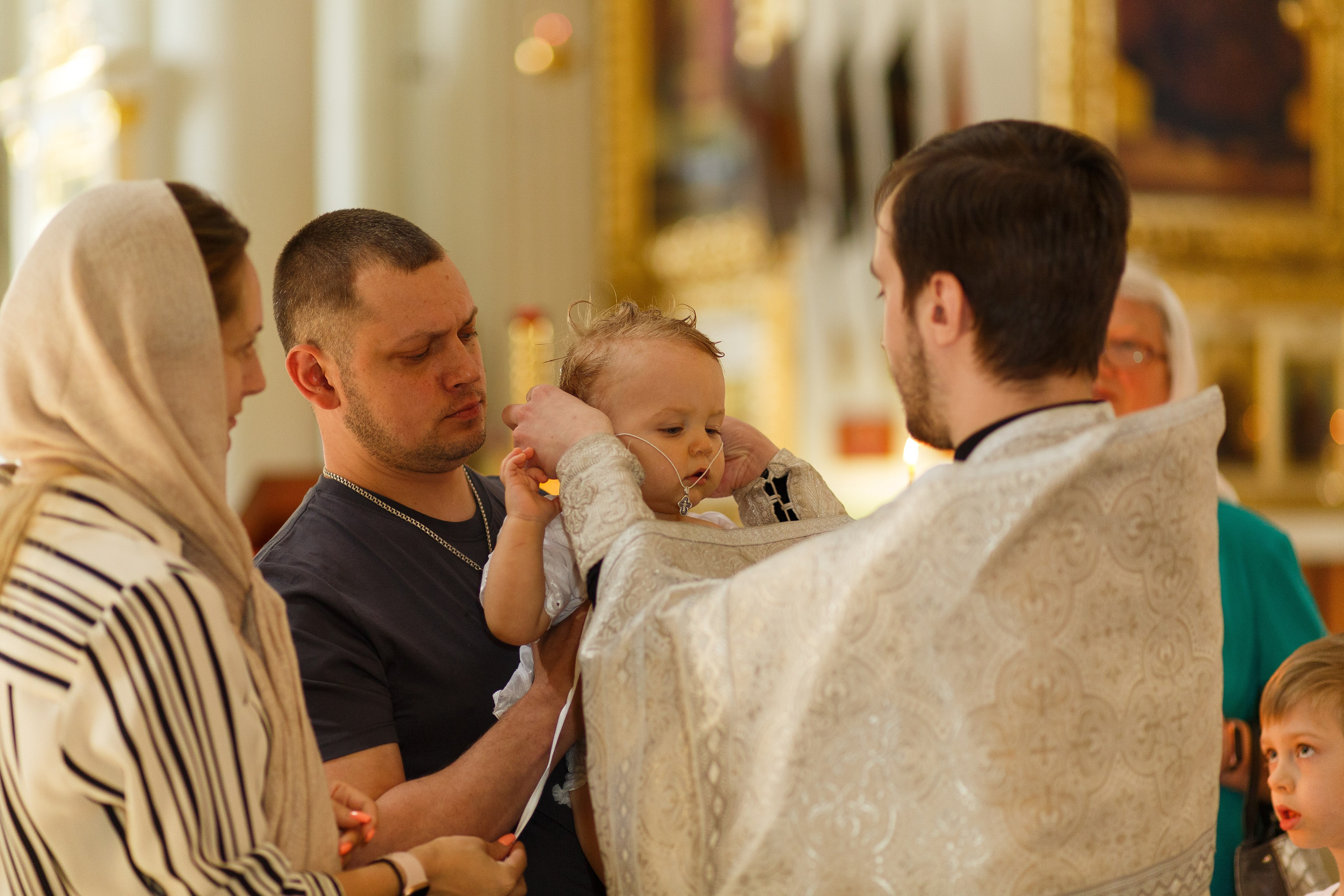 Крещение Александра. Фотограф Александр Заломаев