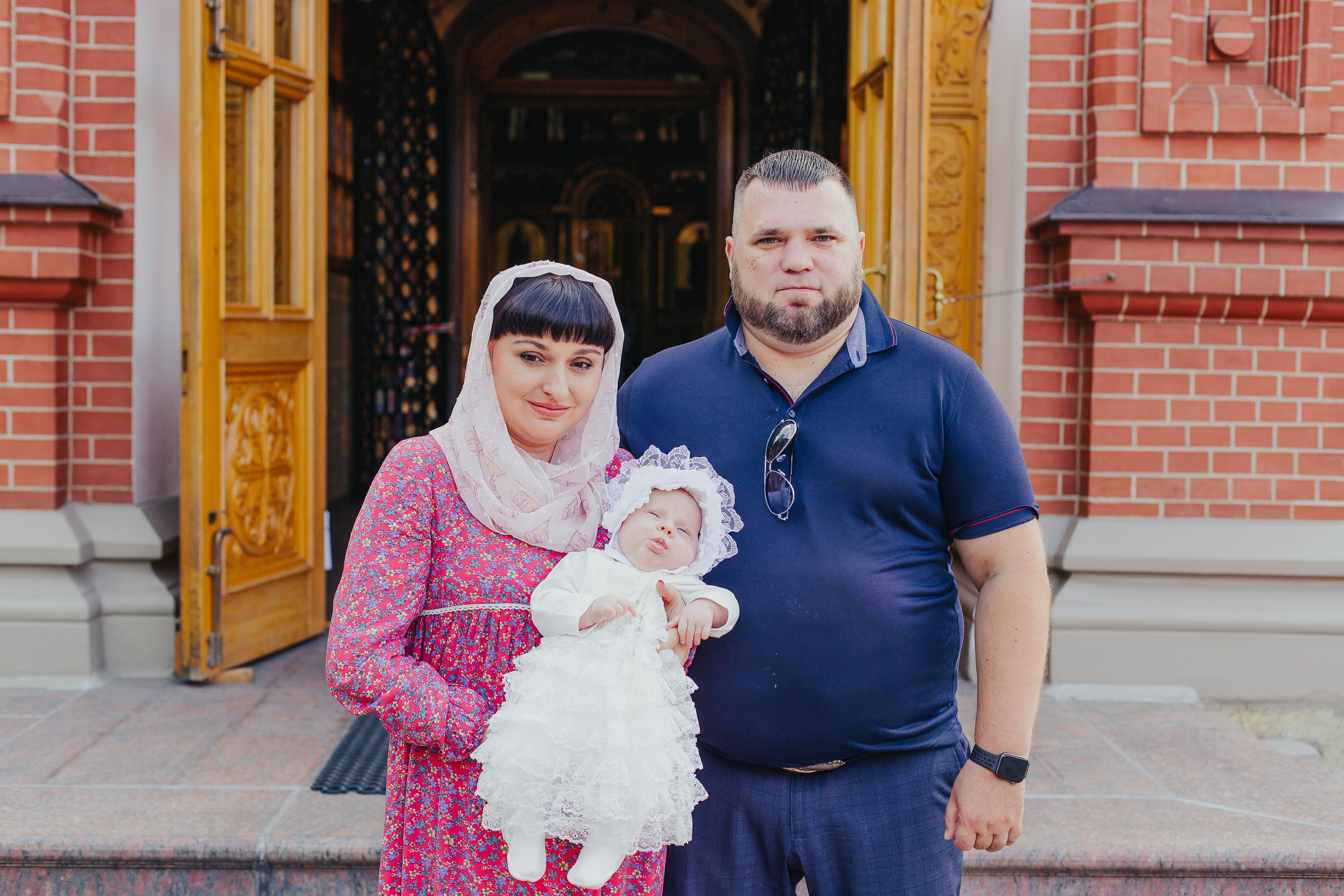 Крещение Маши в Черниговском Скиту. Фотограф новорожденных и детский в Сергиевом Посаде Кругликова Юлия