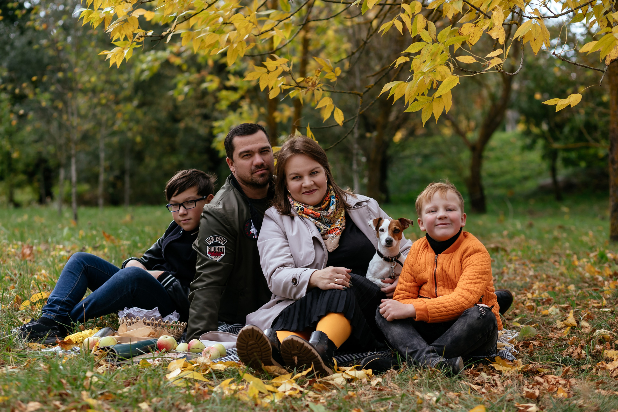 Осенний пикник. Семейный фотограф в Минске Приболовец Светлана