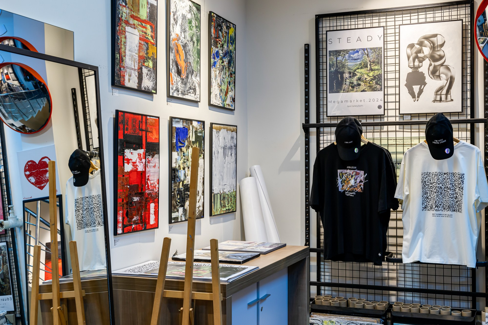 Культурный центр // Spot Gallery X Hhub. Интерьерный фотограф Дмитрий Горелов