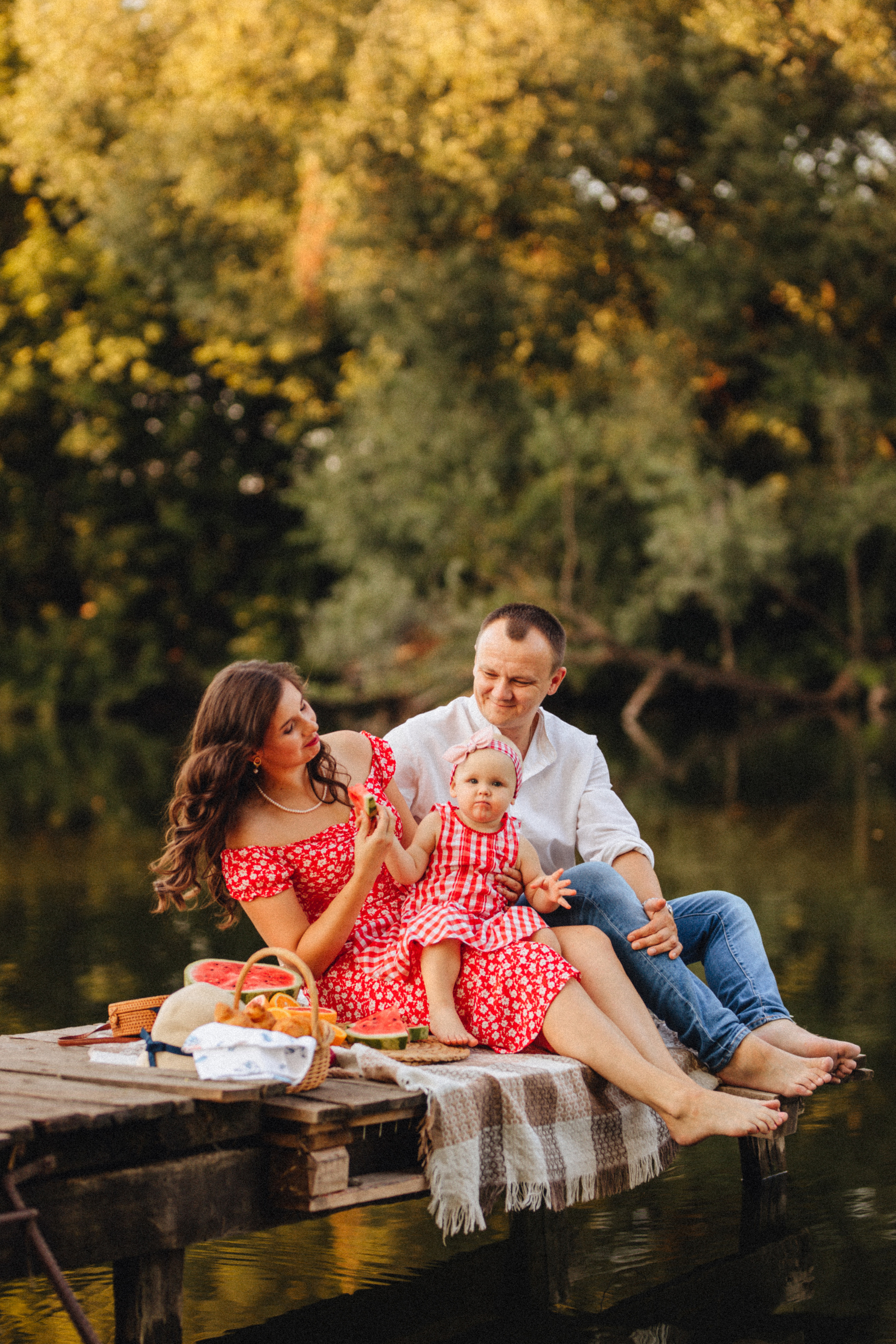 Леша, Лена и Варенька. Свадебный и семейный фотограф в Туле и области Маша Костина